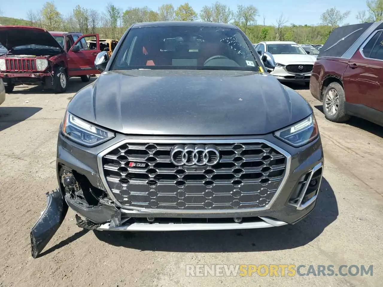 5 fotografías del automóvil dañado WA124AFY5S2055870 AUDI SQ5 SPORTB 2025