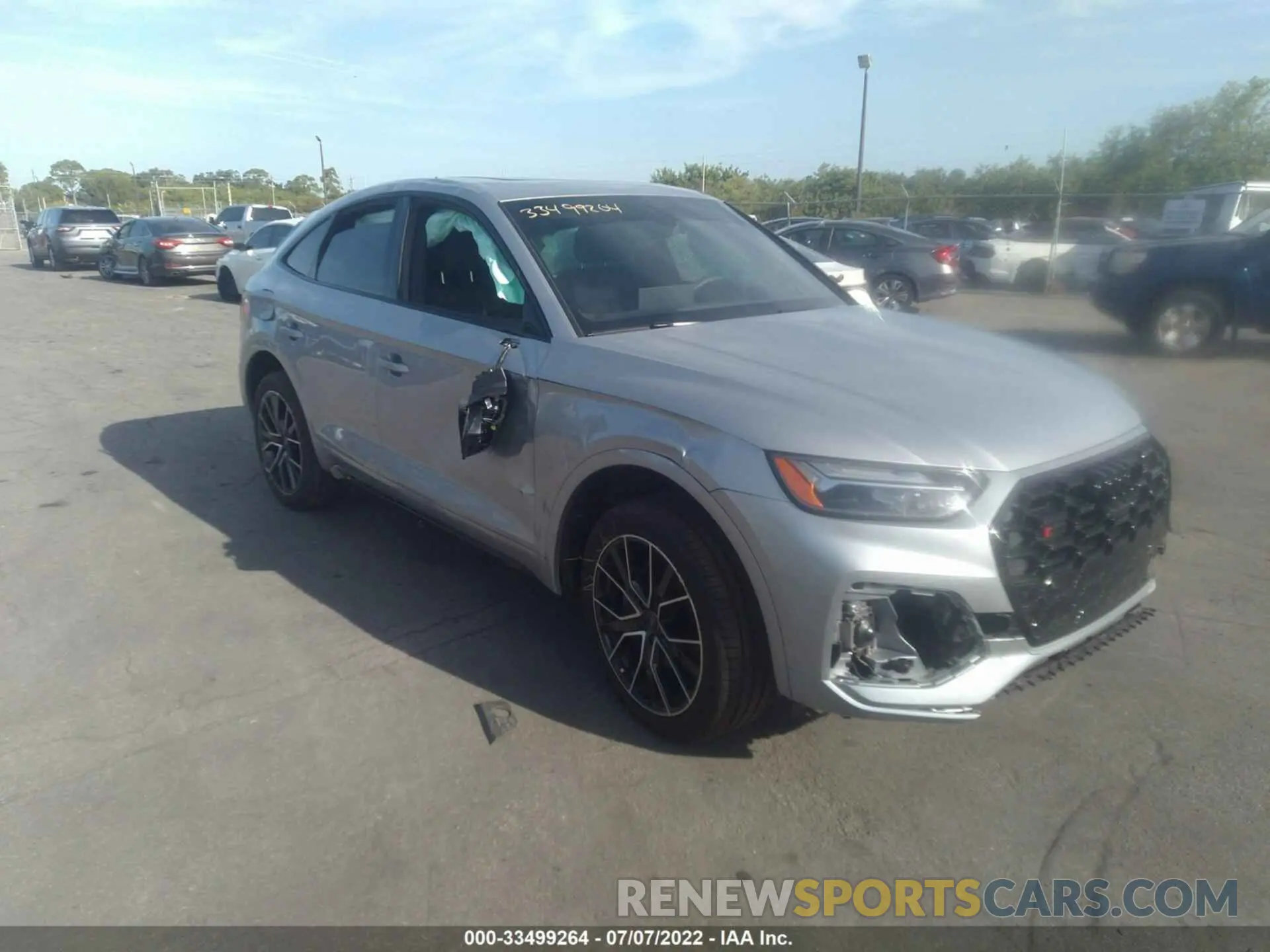 1 fotografías del automóvil dañado WA124AFY2N2041820 AUDI SQ5 SPORTBACK 2022