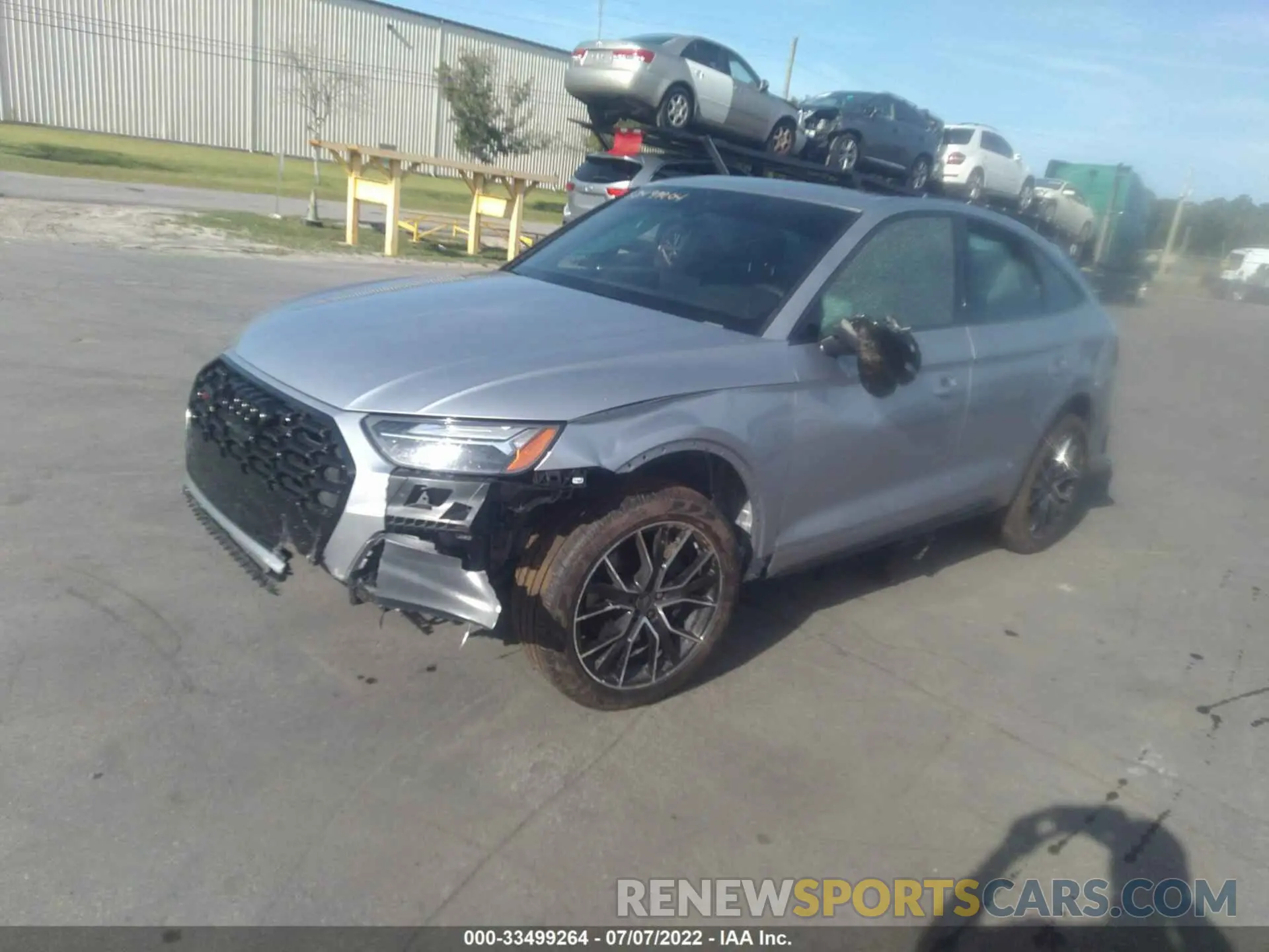 2 fotografías del automóvil dañado WA124AFY2N2041820 AUDI SQ5 SPORTBACK 2022