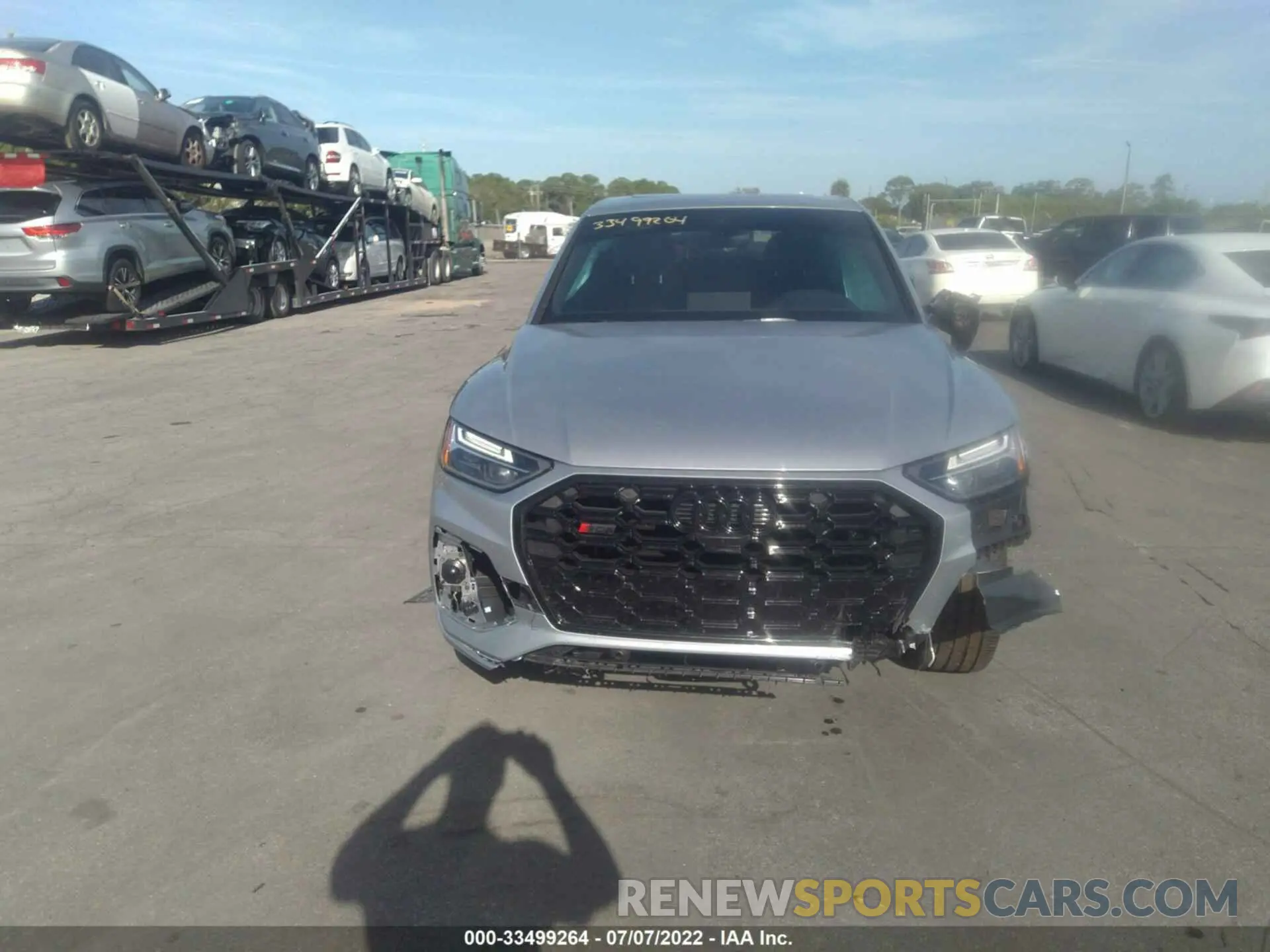 6 fotografías del automóvil dañado WA124AFY2N2041820 AUDI SQ5 SPORTBACK 2022
