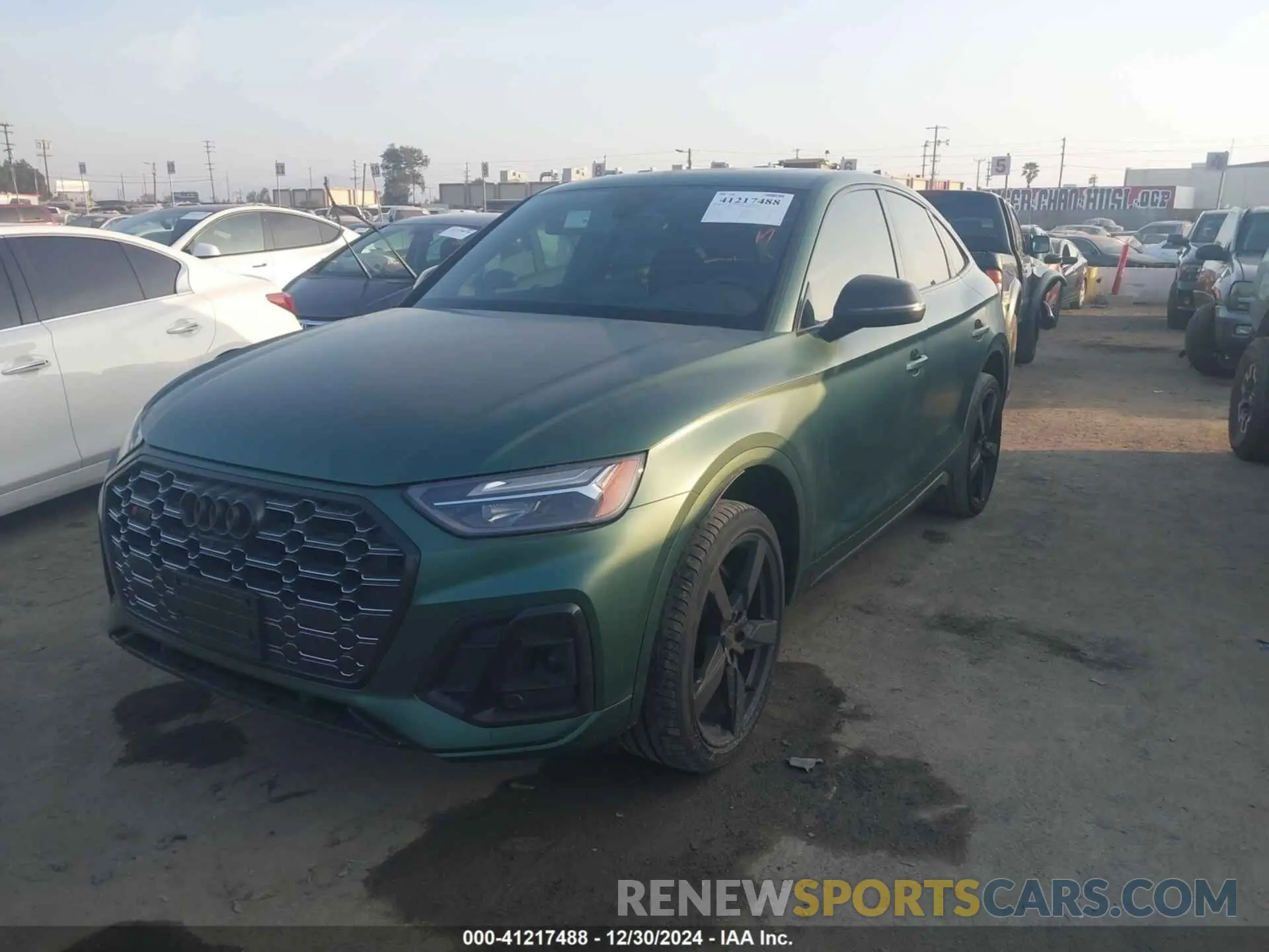 2 fotografías del automóvil dañado WA124AFY4N2038224 AUDI SQ5 SPORTBACK 2022