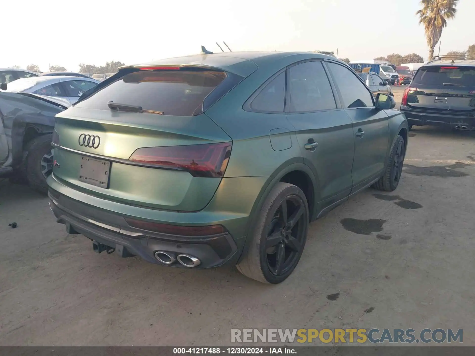 4 fotografías del automóvil dañado WA124AFY4N2038224 AUDI SQ5 SPORTBACK 2022