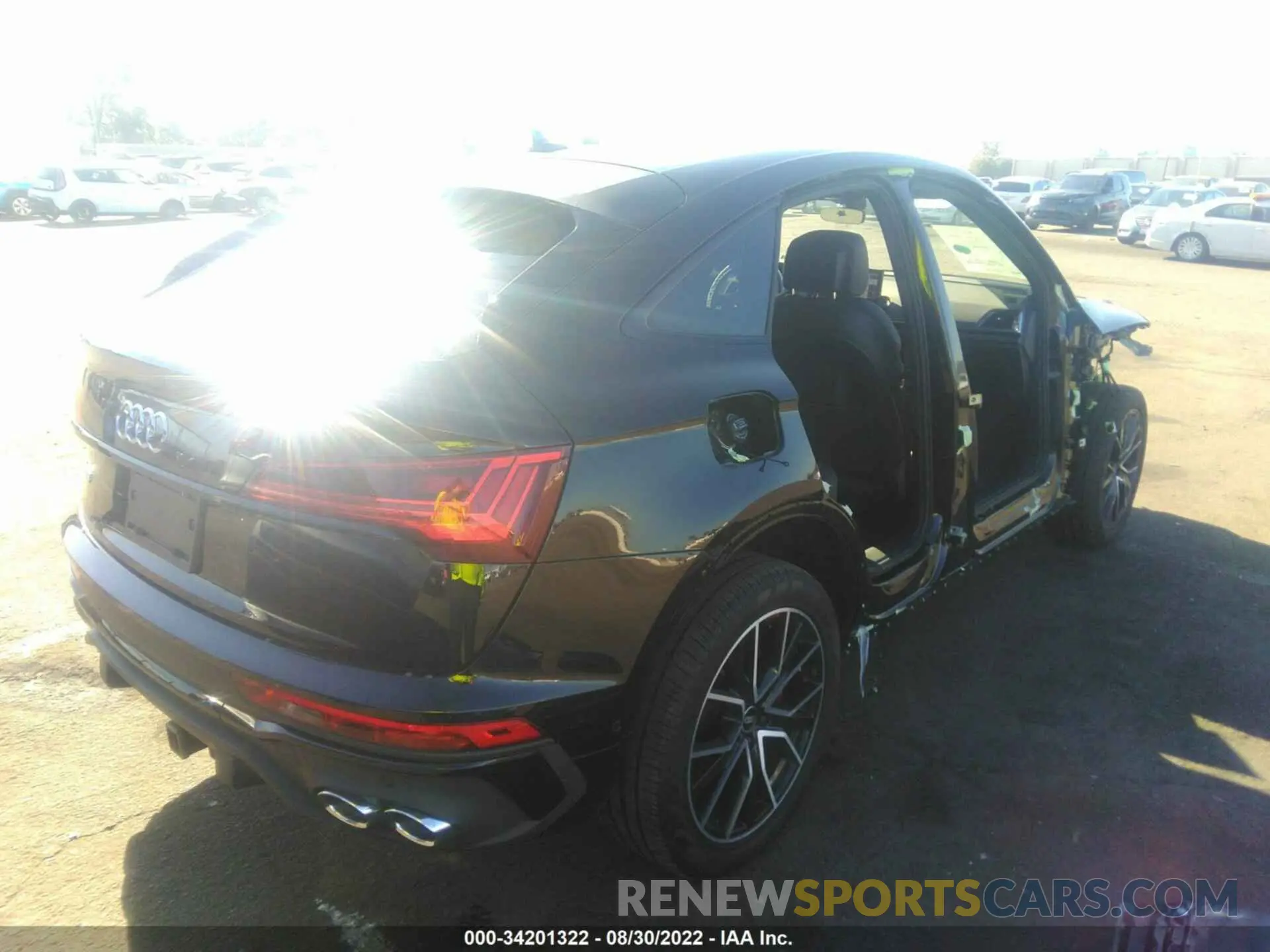 4 fotografías del automóvil dañado WA134AFY1N2033051 AUDI SQ5 SPORTBACK 2022