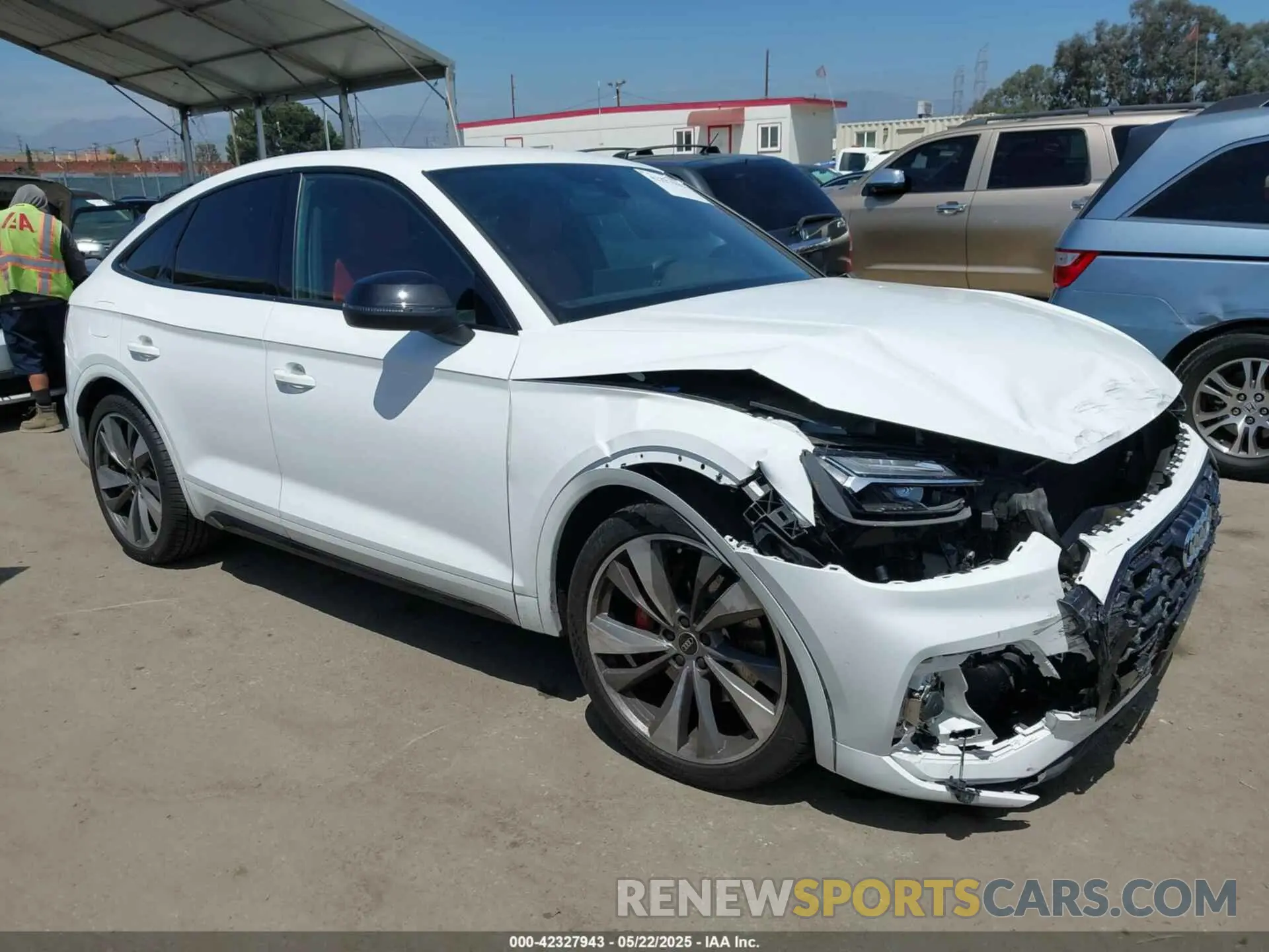 1 fotografías del automóvil dañado WA124AFY7P2036034 AUDI SQ5 SPORTBACK 2023