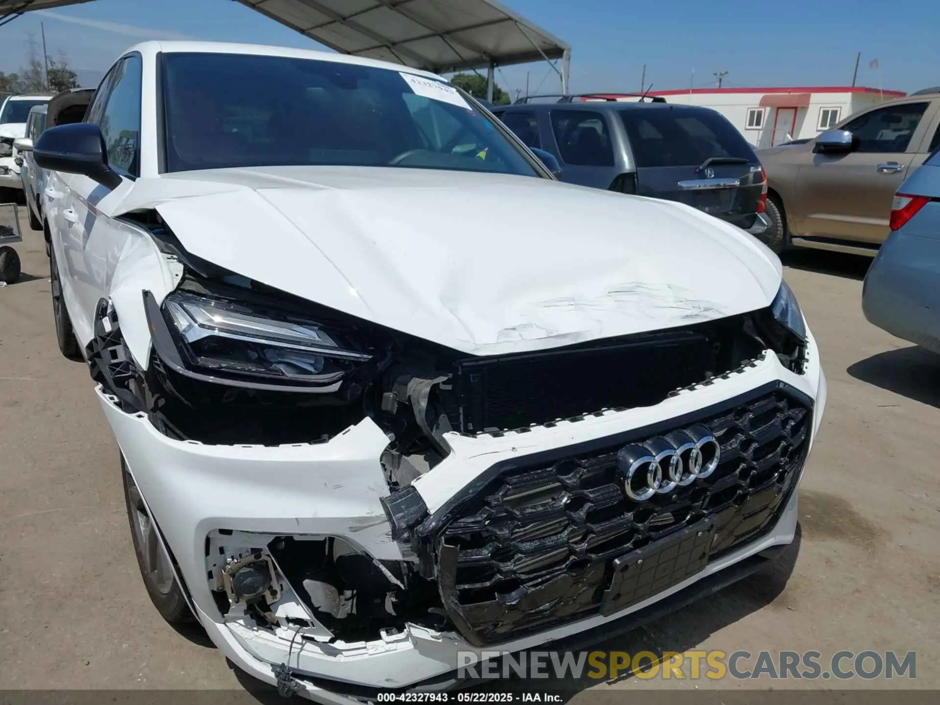 6 fotografías del automóvil dañado WA124AFY7P2036034 AUDI SQ5 SPORTBACK 2023