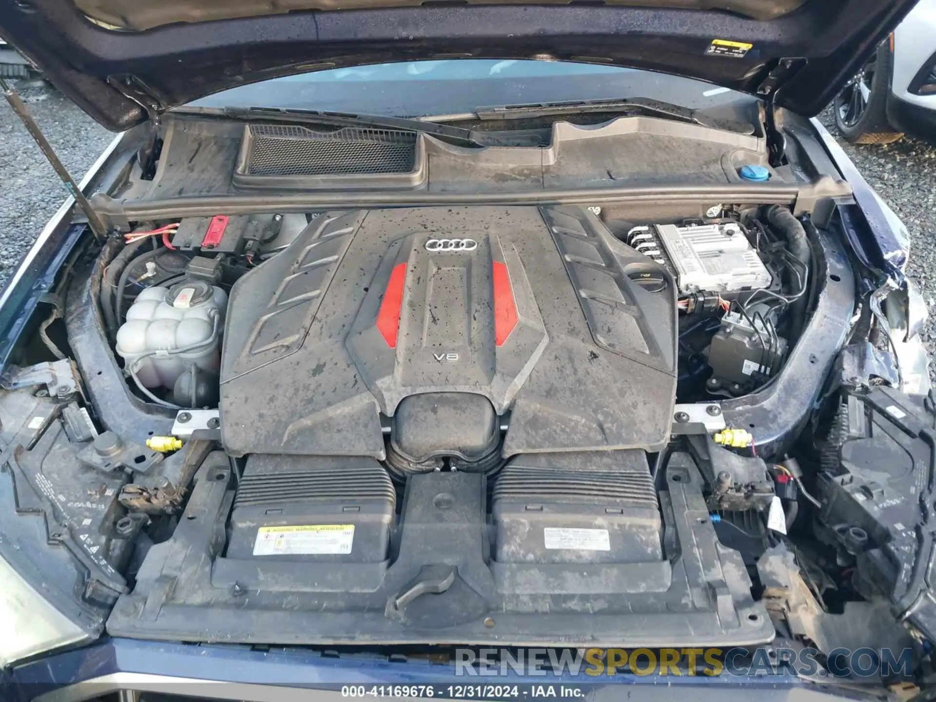 10 fotografías del automóvil dañado WA1AWAF70LD009074 AUDI SQ7 2020