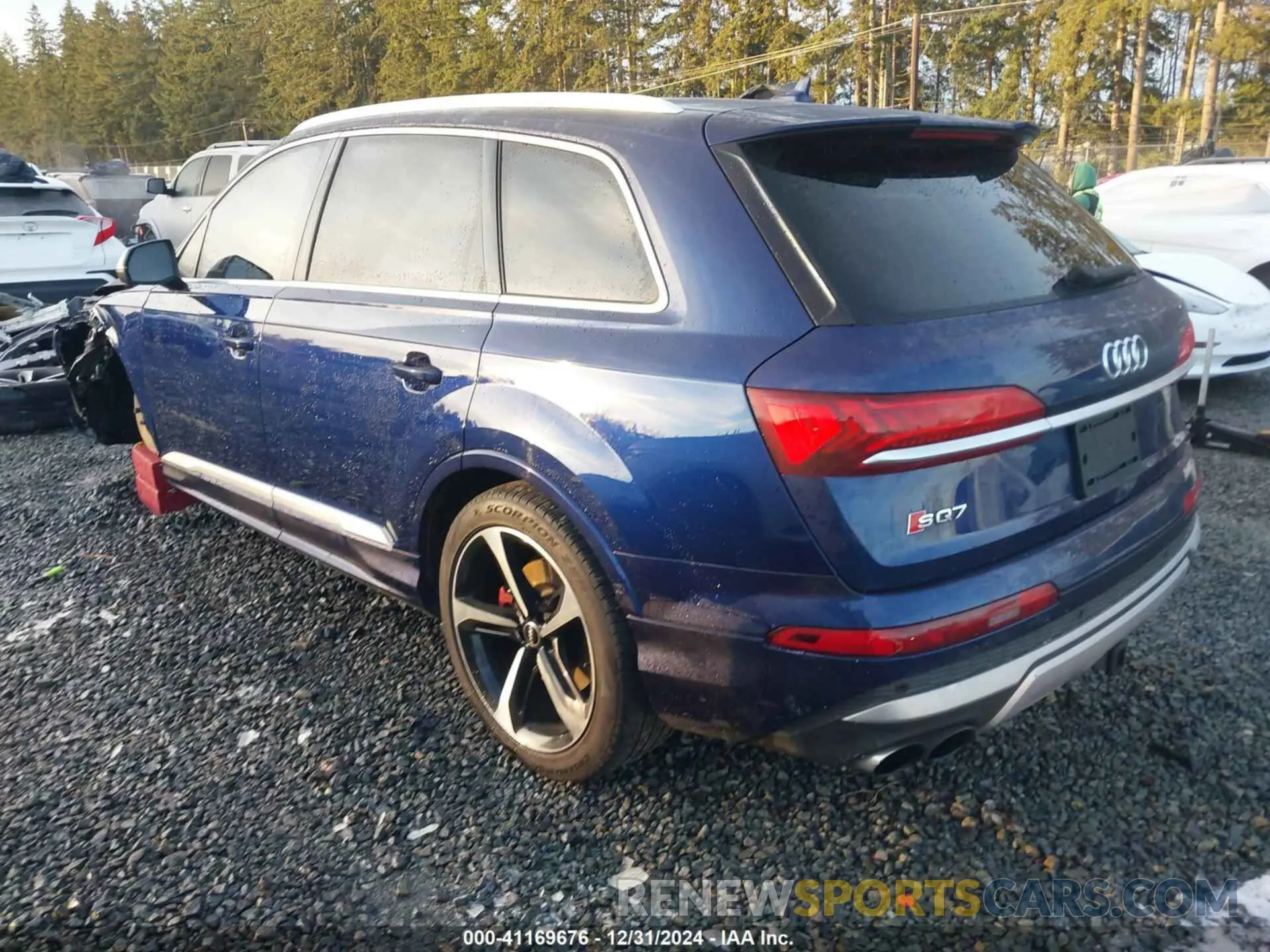 3 fotografías del automóvil dañado WA1AWAF70LD009074 AUDI SQ7 2020
