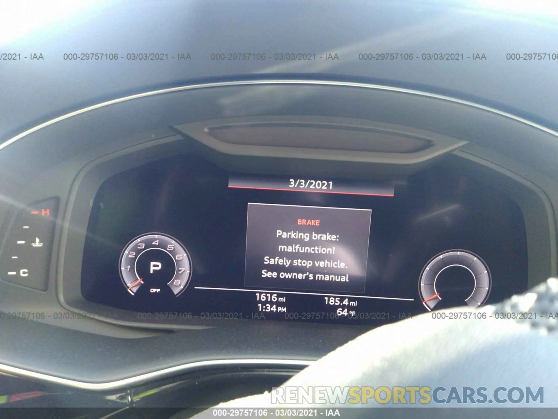 7 fotografías del automóvil dañado WA1VWAF7XLD012792 AUDI SQ7 2020