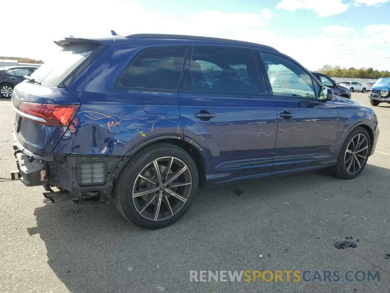 3 fotografías del automóvil dañado WA1AWBF73MD034266 AUDI SQ7 2021