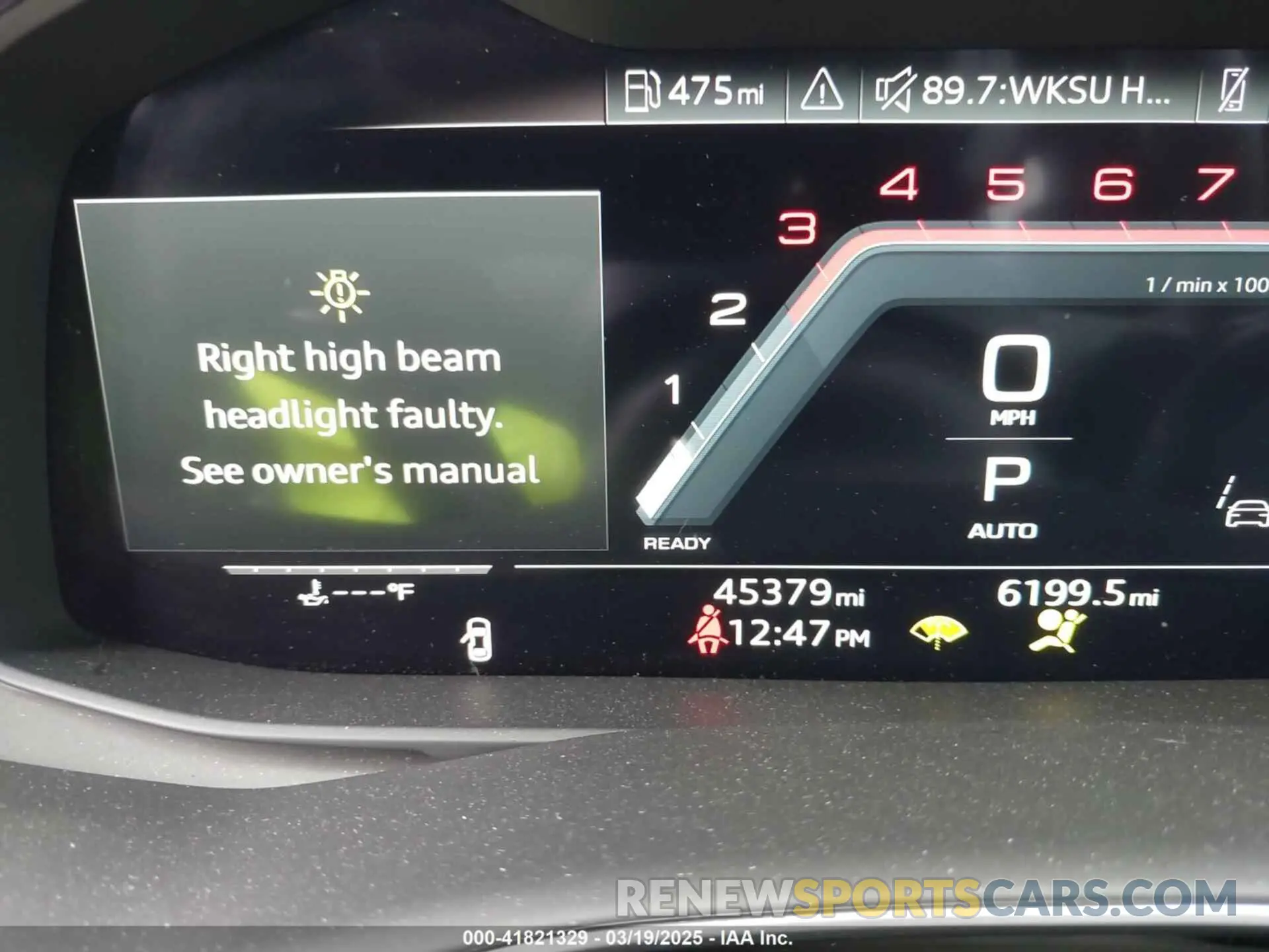 16 fotografías del automóvil dañado WA1VWBF74MD000533 AUDI SQ7 2021