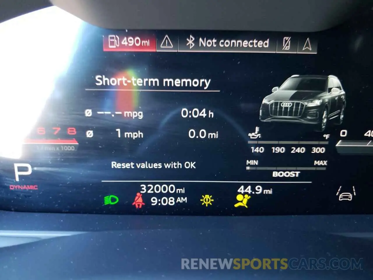 8 fotografías del automóvil dañado WA1VWBF74MD020216 AUDI SQ7 2021
