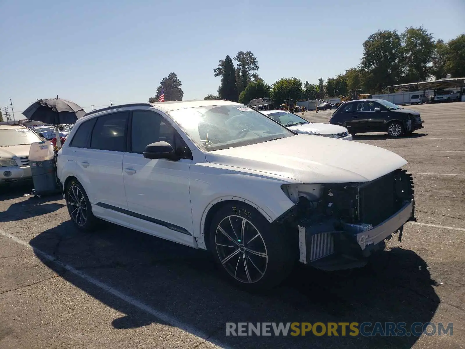 1 fotografías del automóvil dañado WA1VWBF75MD015087 AUDI SQ7 2021