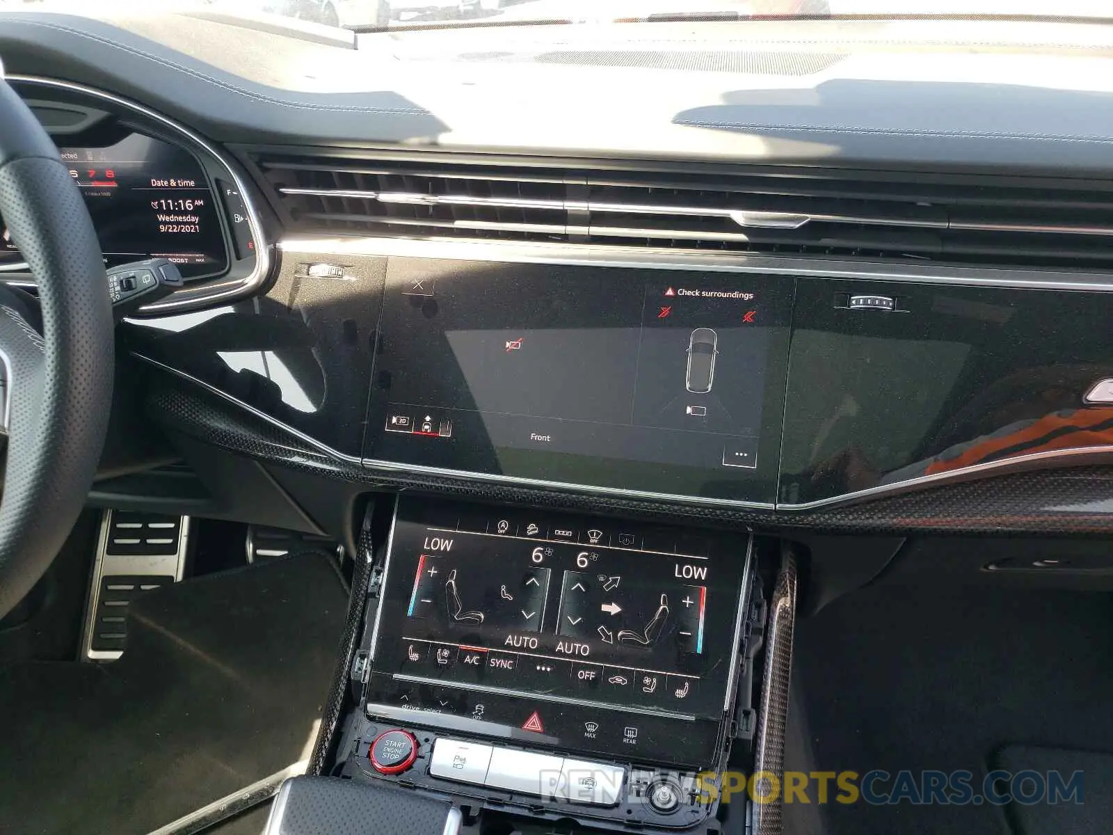 9 fotografías del automóvil dañado WA1VWBF75MD015087 AUDI SQ7 2021
