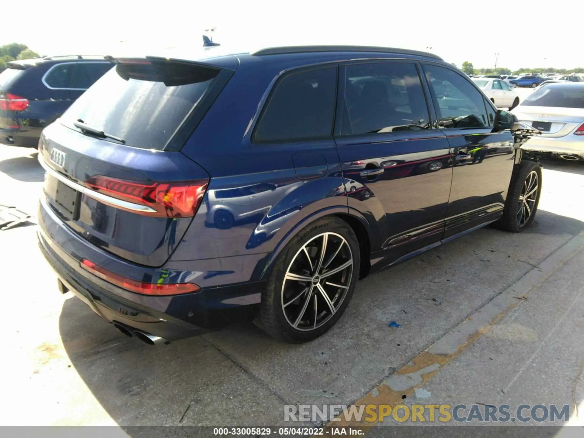 4 fotografías del automóvil dañado WA1VWBF7XMD017580 AUDI SQ7 2021