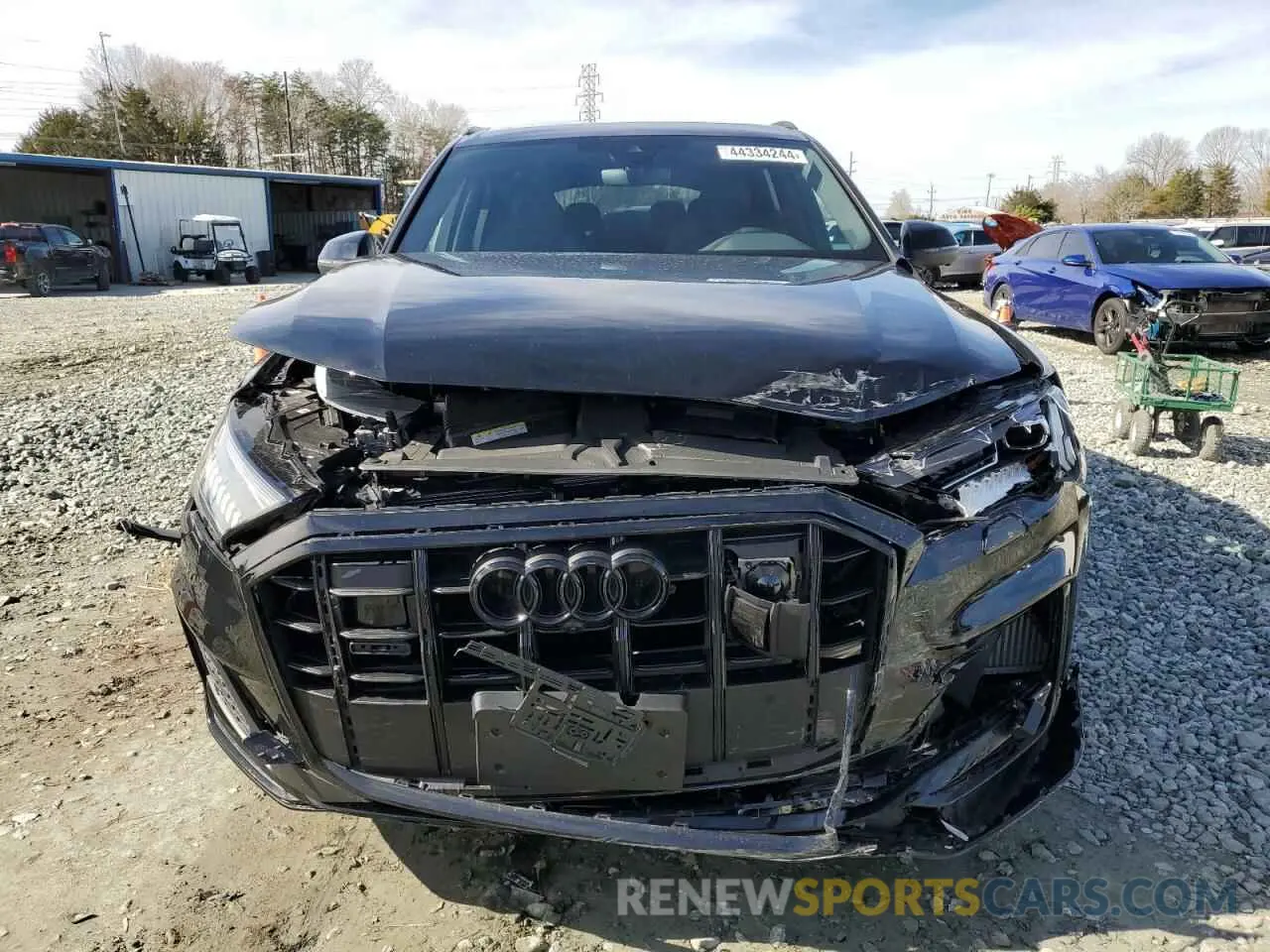 5 fotografías del automóvil dañado WA1AWBF77PD024442 AUDI SQ7 2023