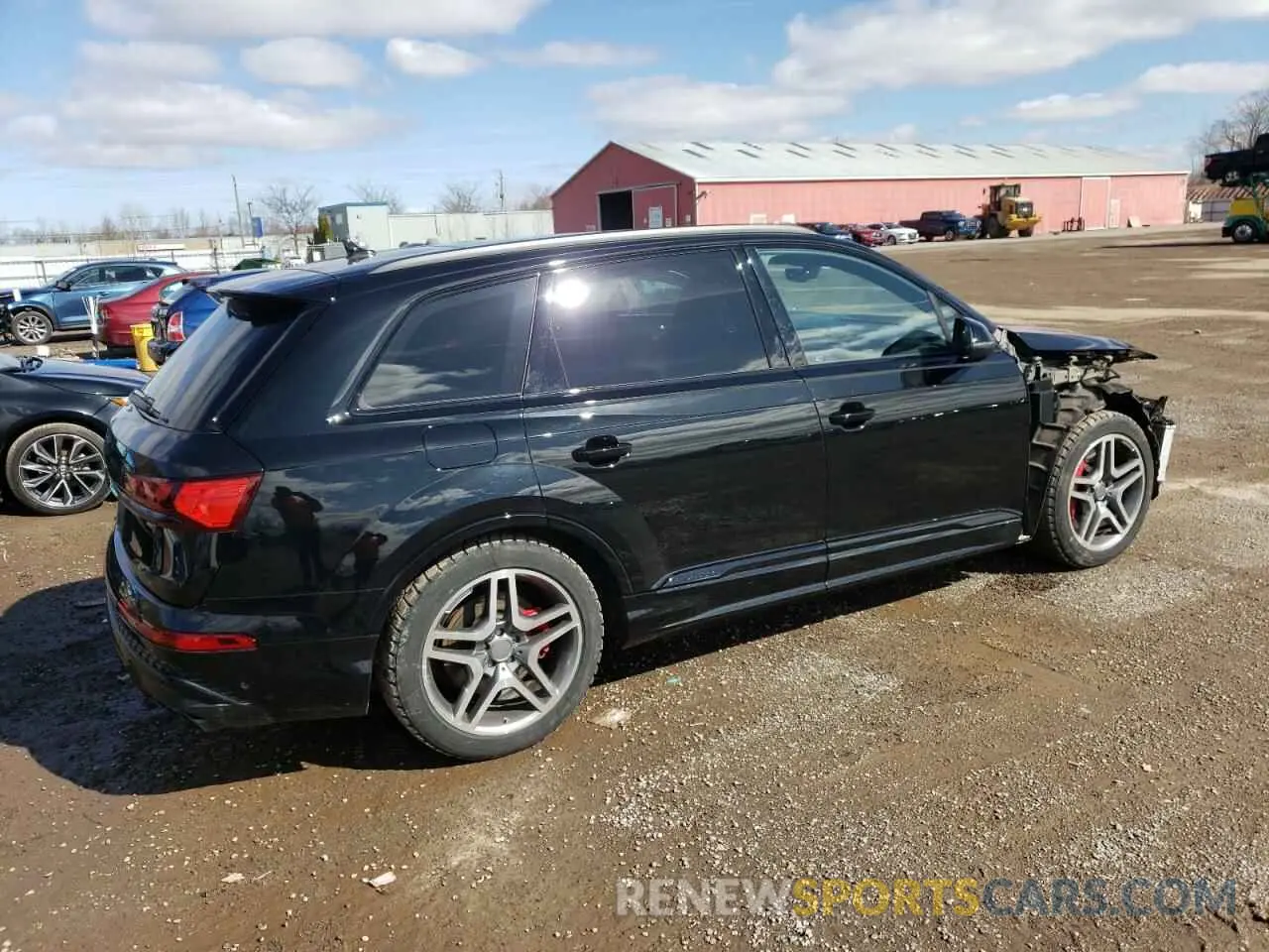 3 fotografías del automóvil dañado WA1AWBF73SD008747 AUDI SQ7 2025