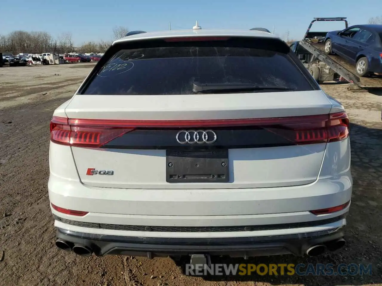 6 fotografías del automóvil dañado WA1AWAF16LD026277 AUDI SQ8 2020