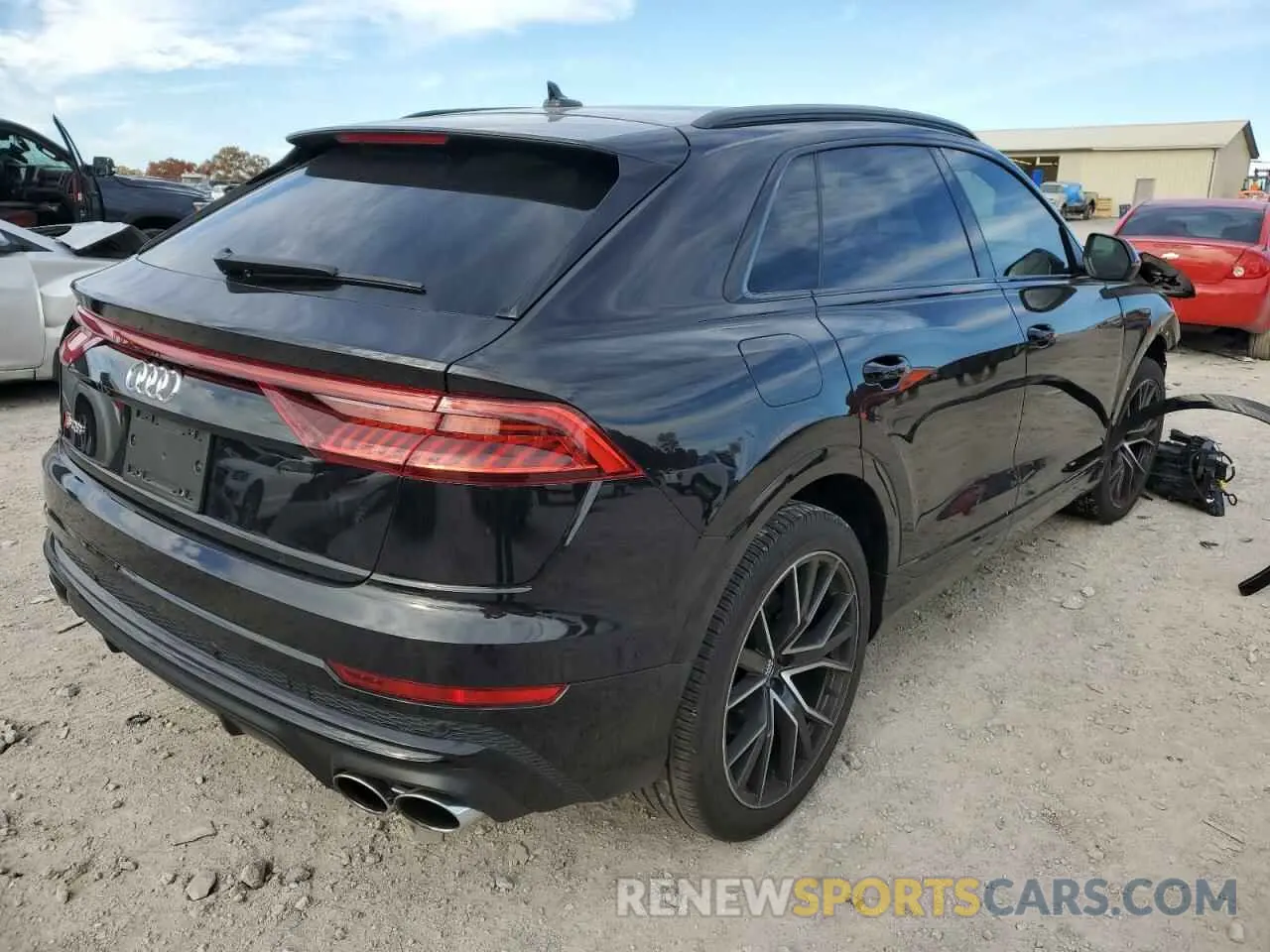 4 fotografías del automóvil dañado WA1CWAF18LD027195 AUDI SQ8 2020