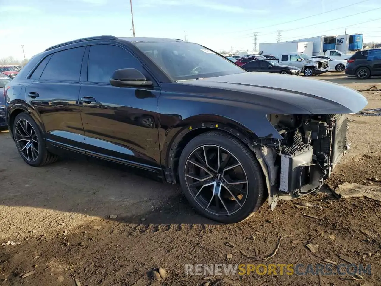 4 fotografías del automóvil dañado WA1AWBF17MD001721 AUDI SQ8 2021