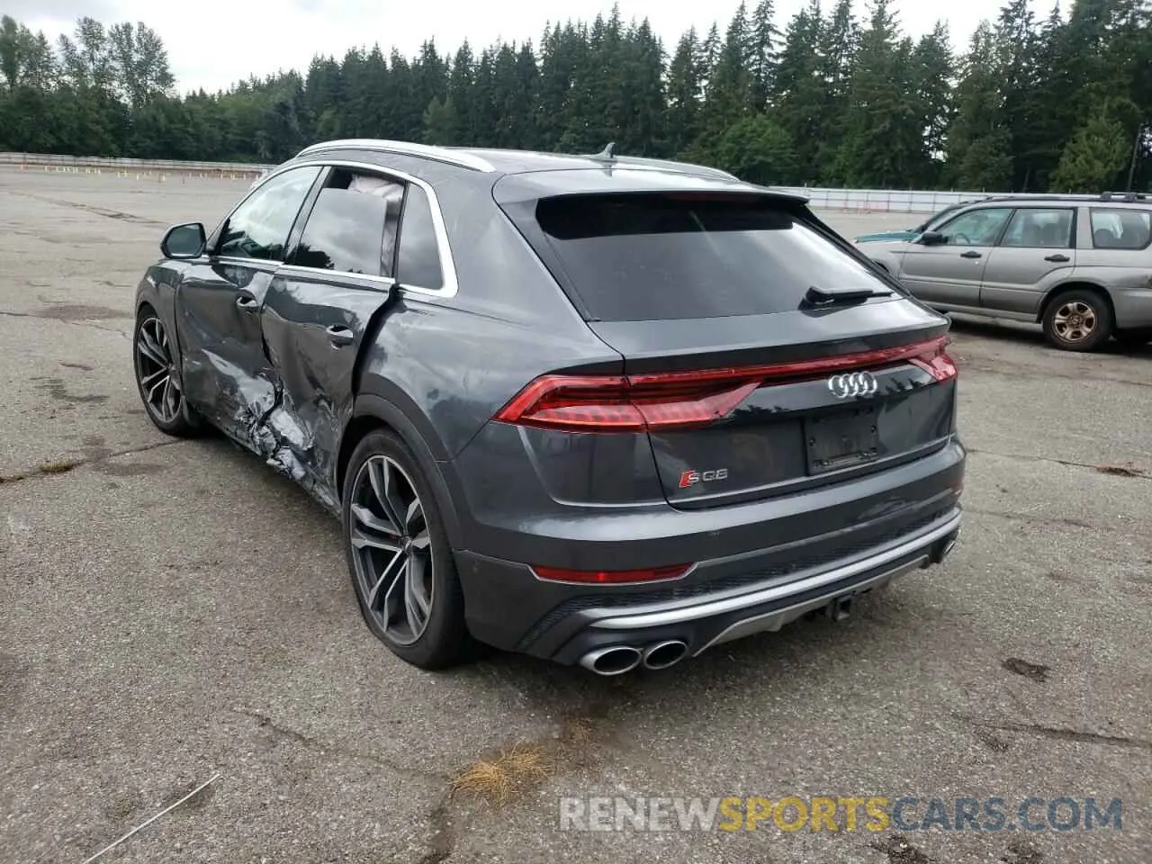 3 fotografías del automóvil dañado WA1CWBF12MD001781 AUDI SQ8 2021