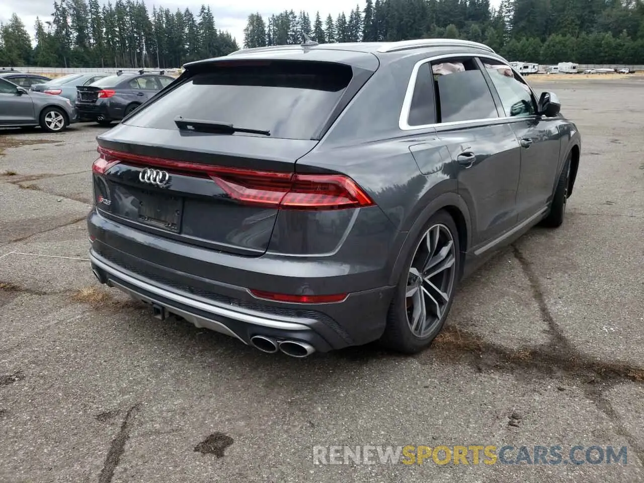 4 fotografías del automóvil dañado WA1CWBF12MD001781 AUDI SQ8 2021
