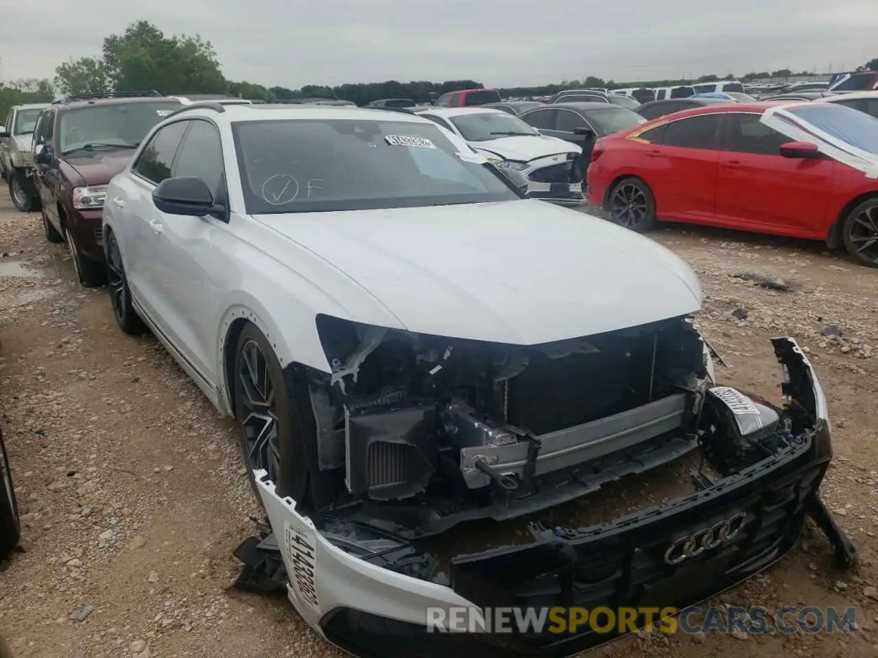 1 fotografías del automóvil dañado WA1CWBF18MD014230 AUDI SQ8 2021