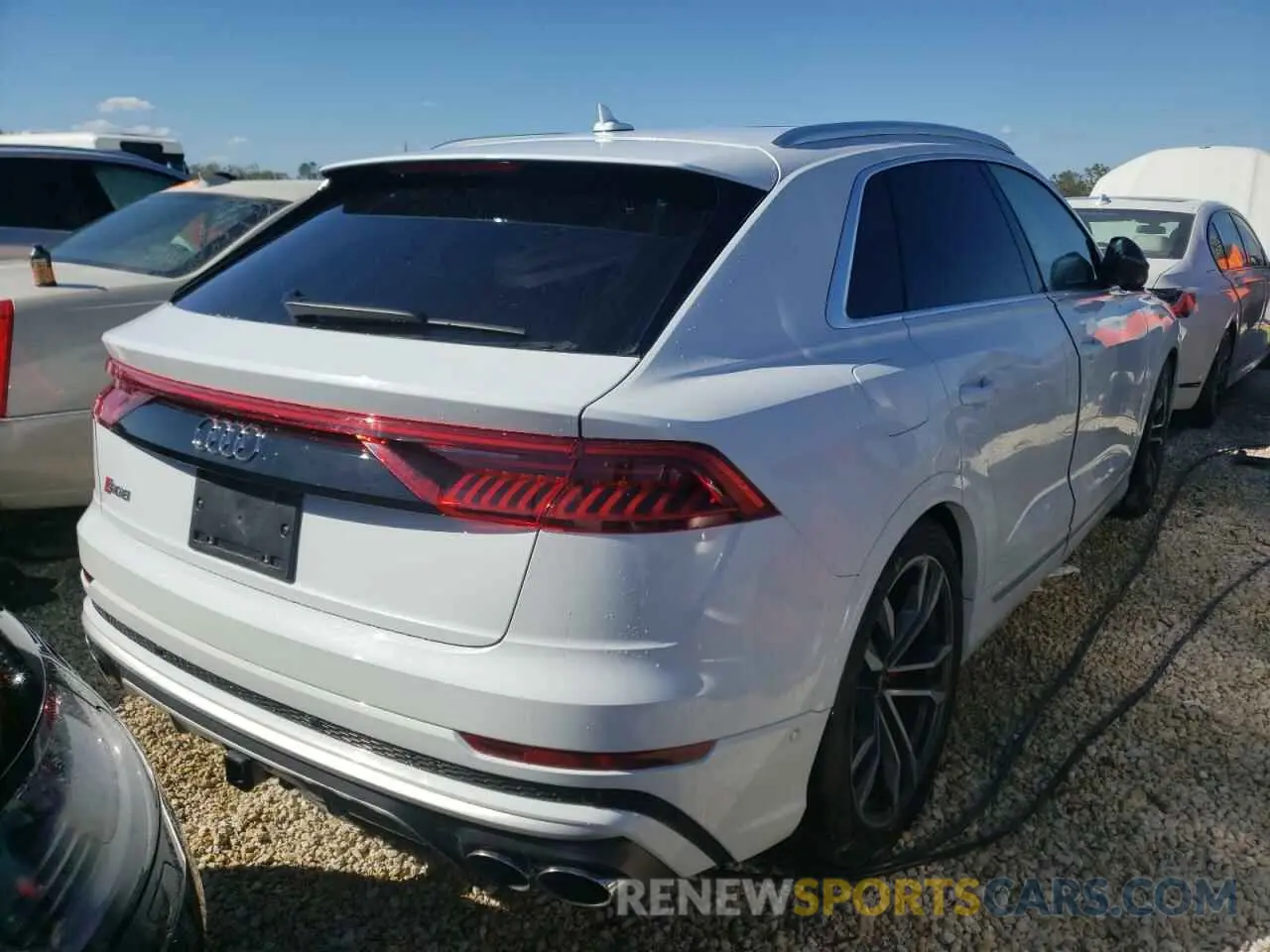 4 fotografías del automóvil dañado WA1CWBF19MD038276 AUDI SQ8 2021