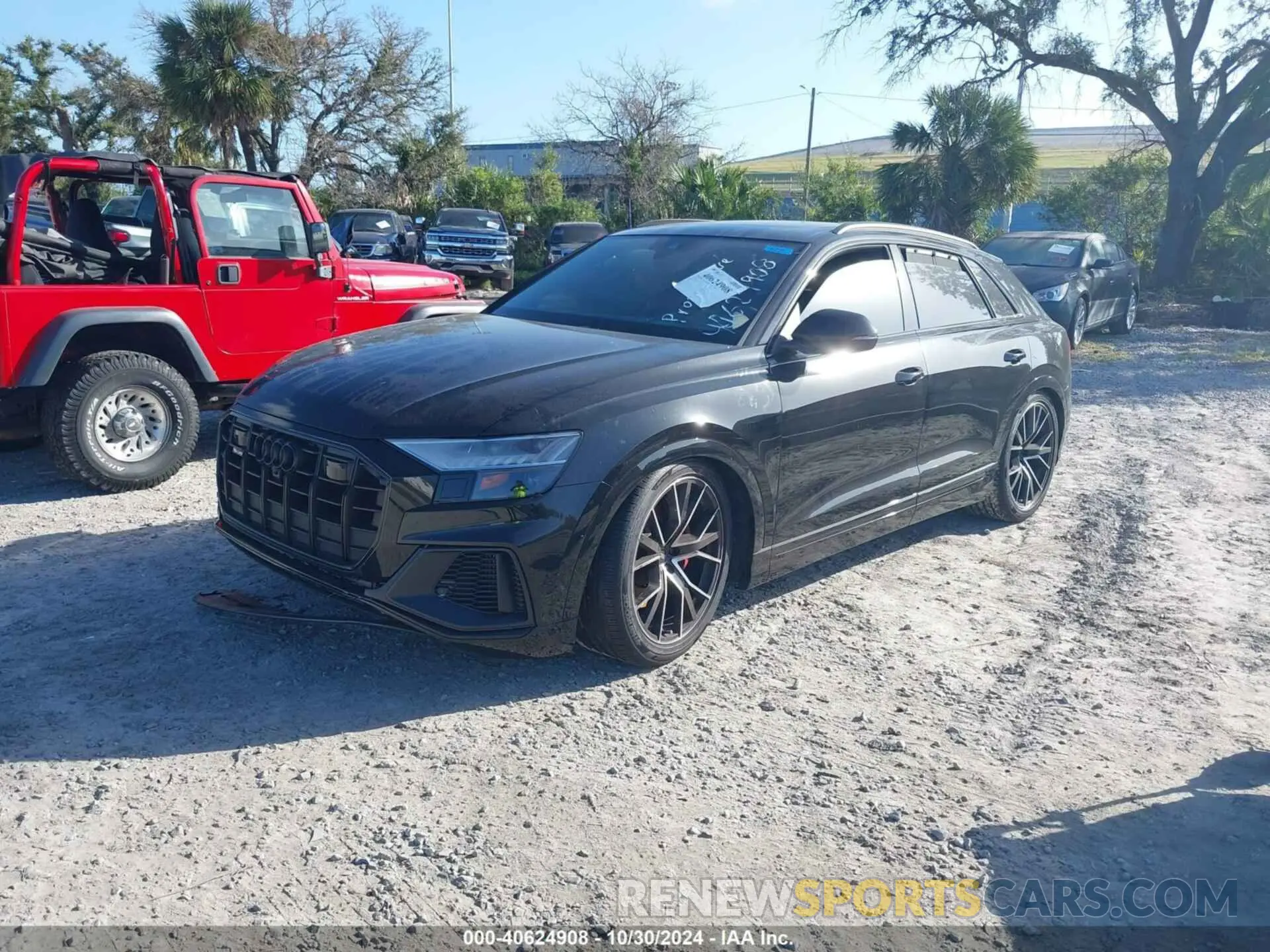 2 fotografías del automóvil dañado WA1CWBF17ND007321 AUDI SQ8 2022