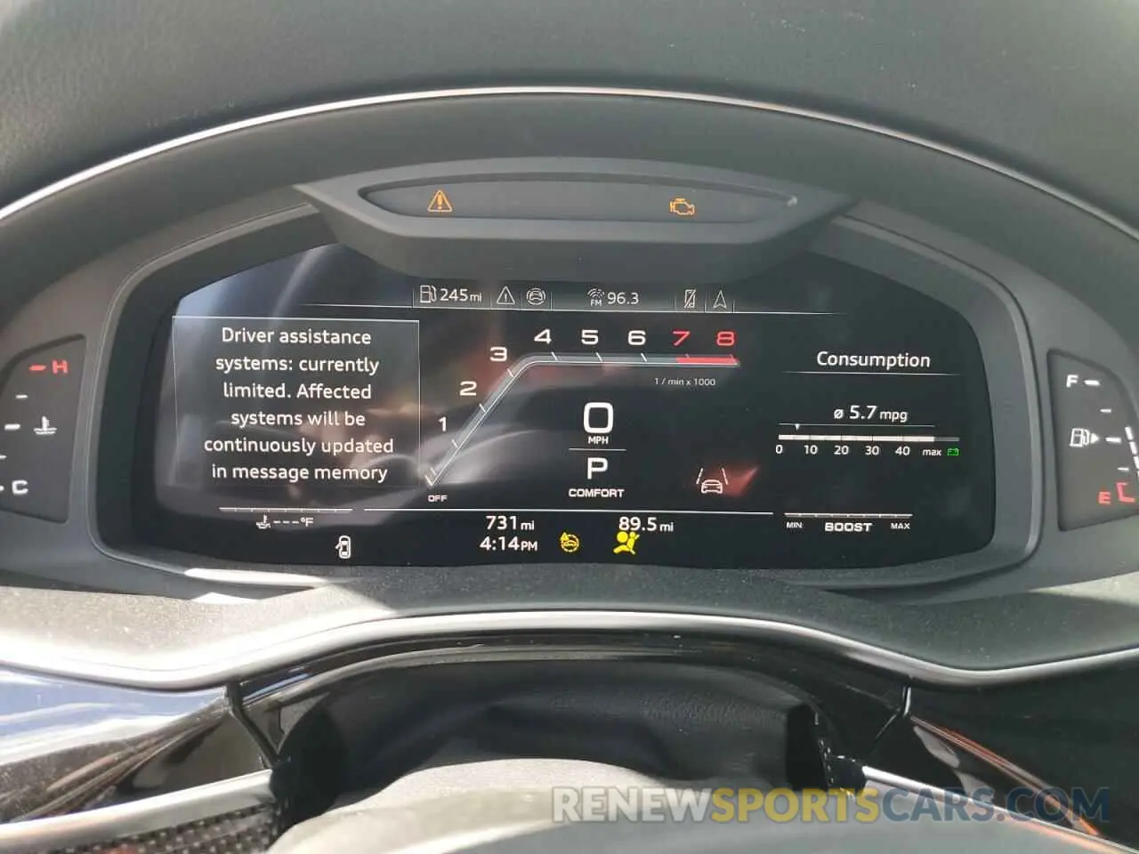 9 fotografías del automóvil dañado WA1CWBF14PD045530 AUDI SQ8 2023