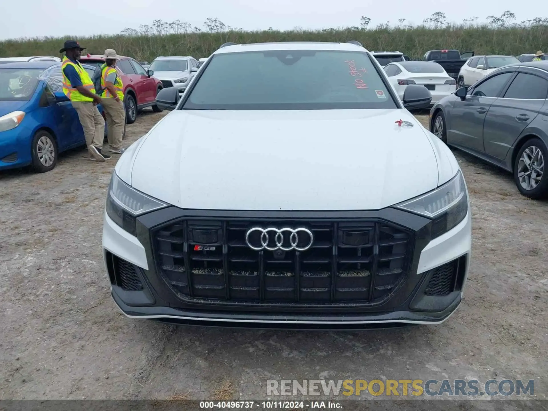 12 fotografías del automóvil dañado WA1CWBF1XPD040171 AUDI SQ8 2023