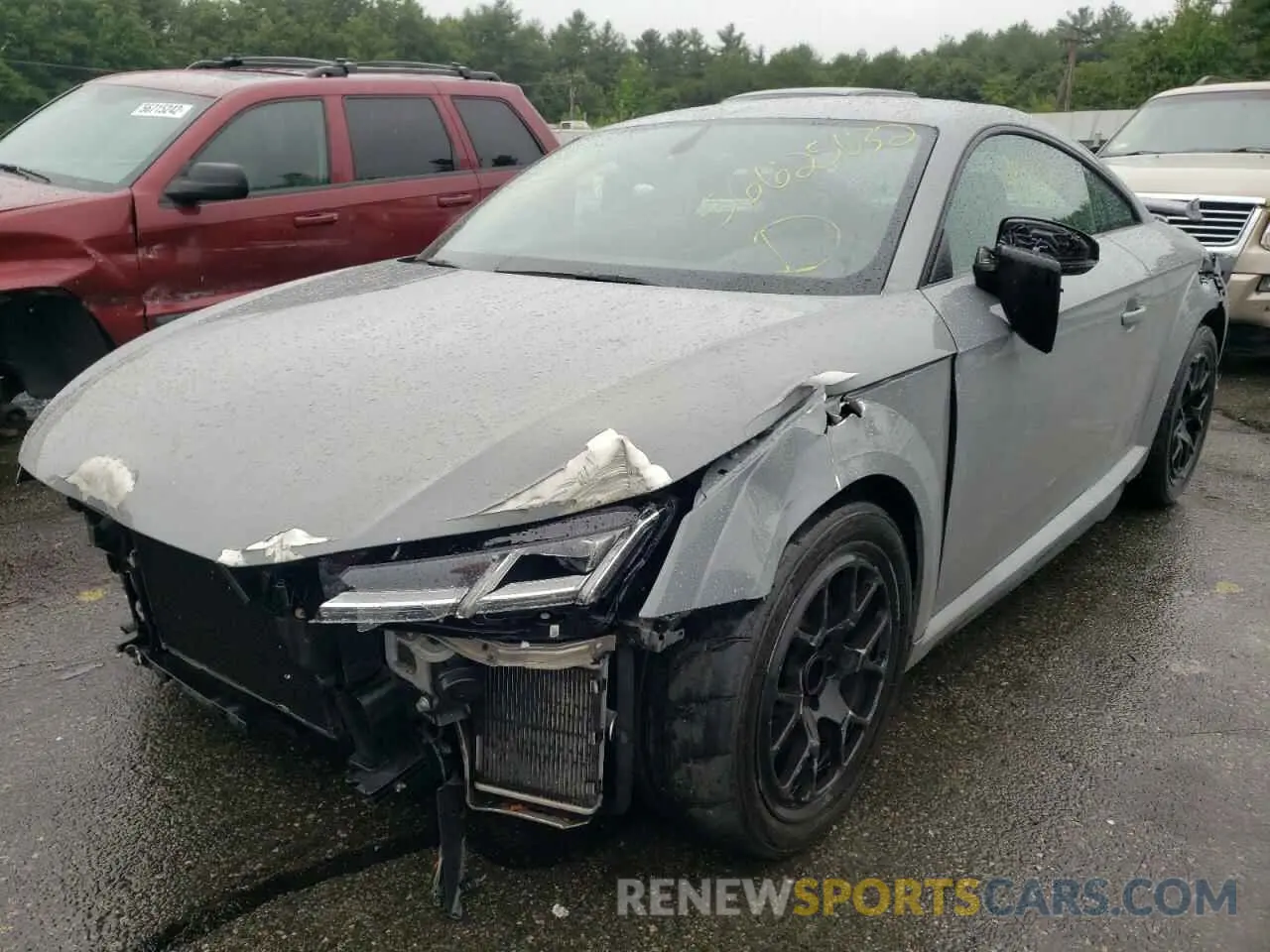 2 fotografías del automóvil dañado WUAASAFV5K1901579 AUDI TT 2019