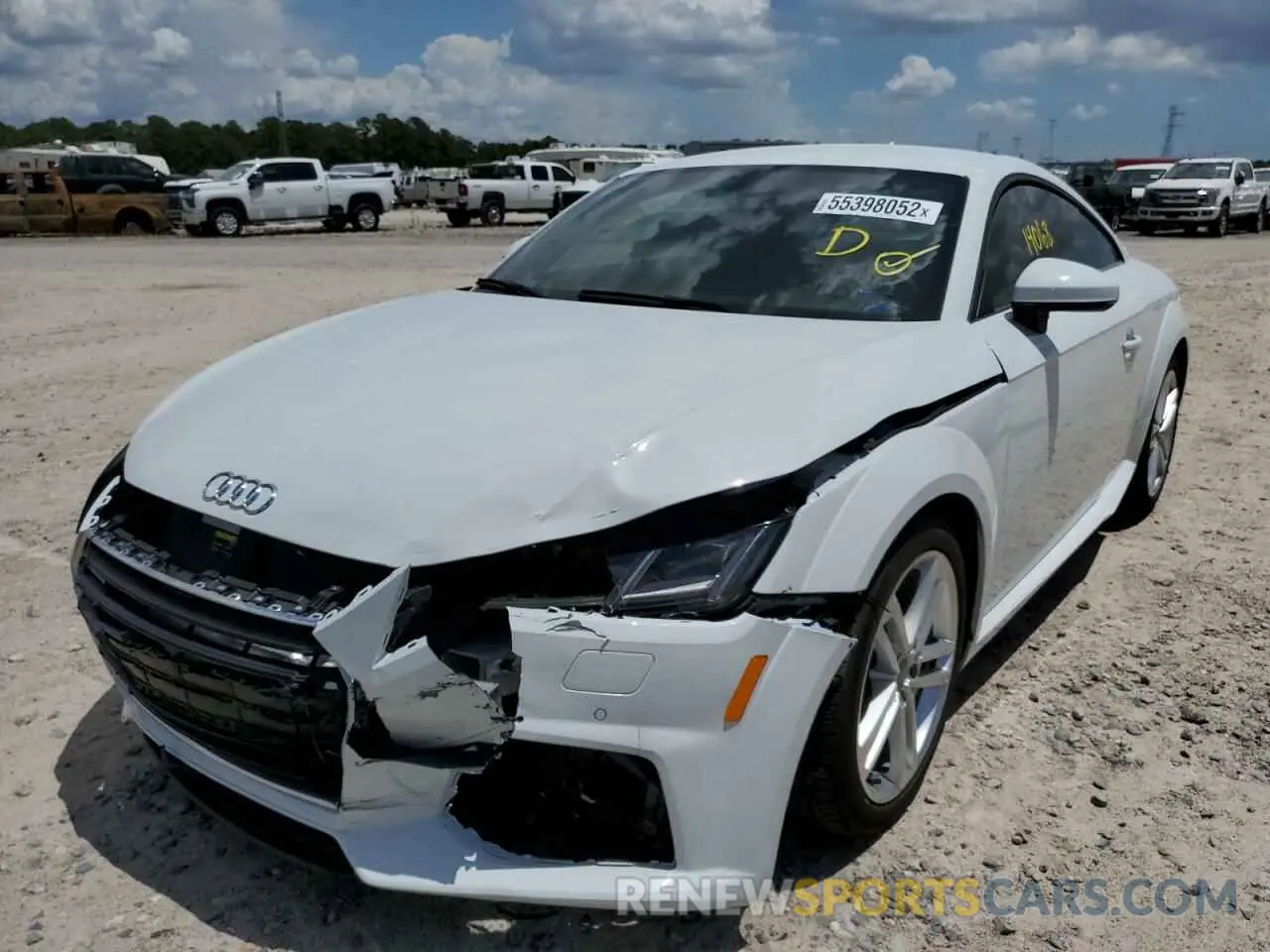 2 fotografías del automóvil dañado TRUAEAFV5L1002913 AUDI TT 2020