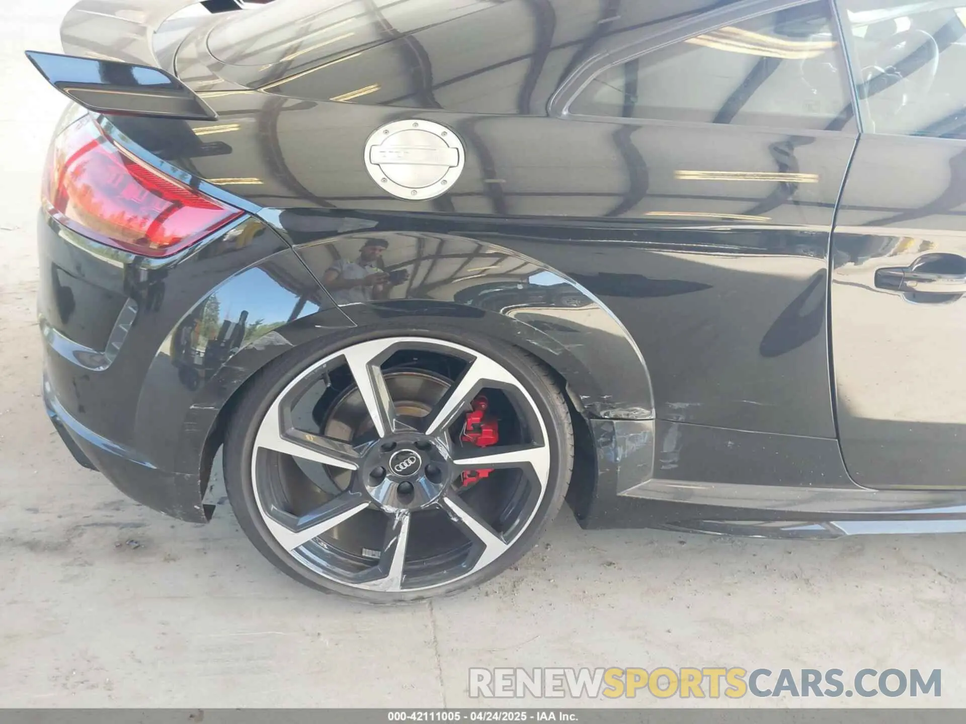 6 fotografías del automóvil dañado WUAASAFVXL1900834 AUDI TT RS 2020