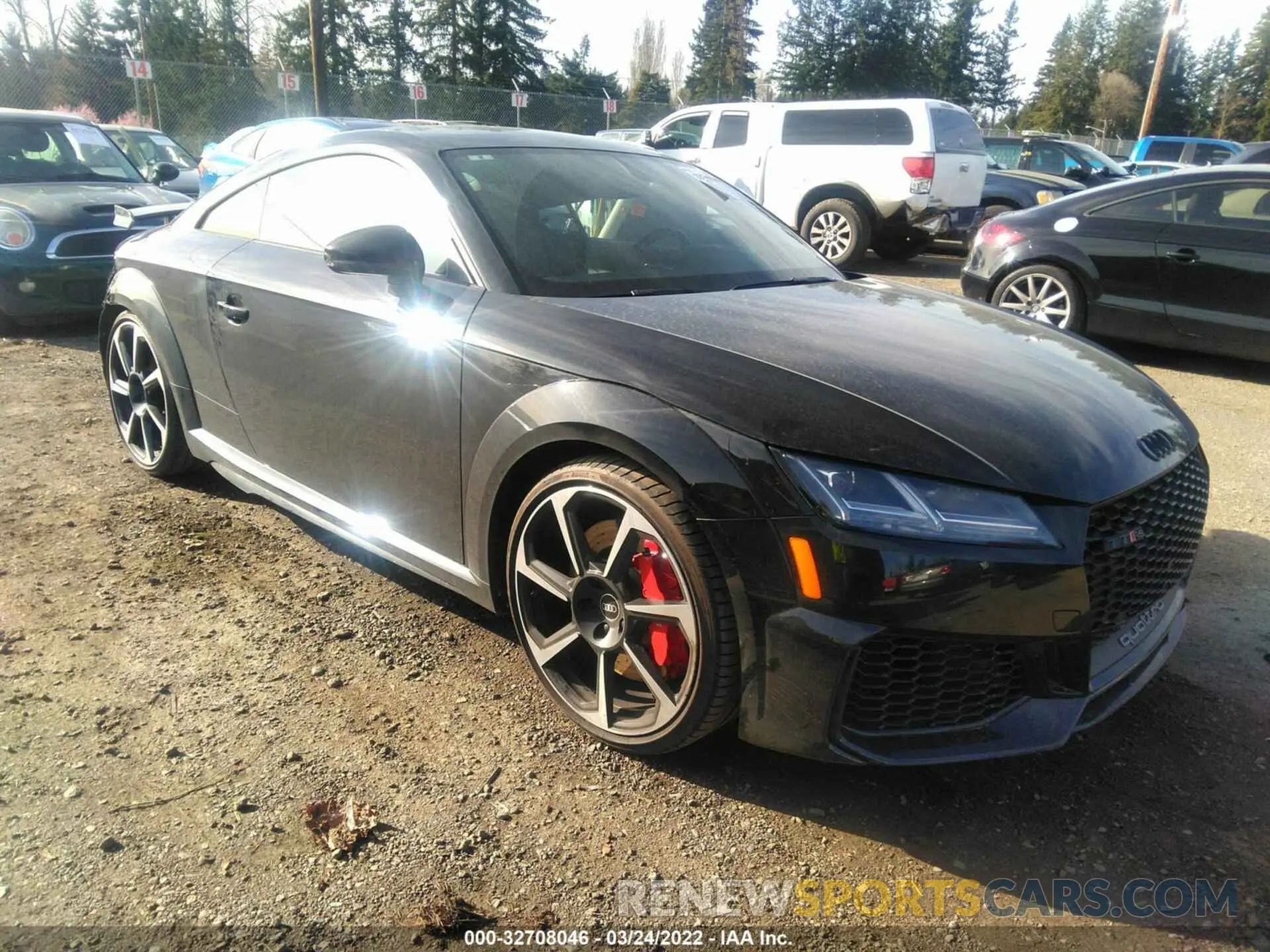 1 fotografías del automóvil dañado WUAASAFV2M1901025 AUDI TT RS 2021