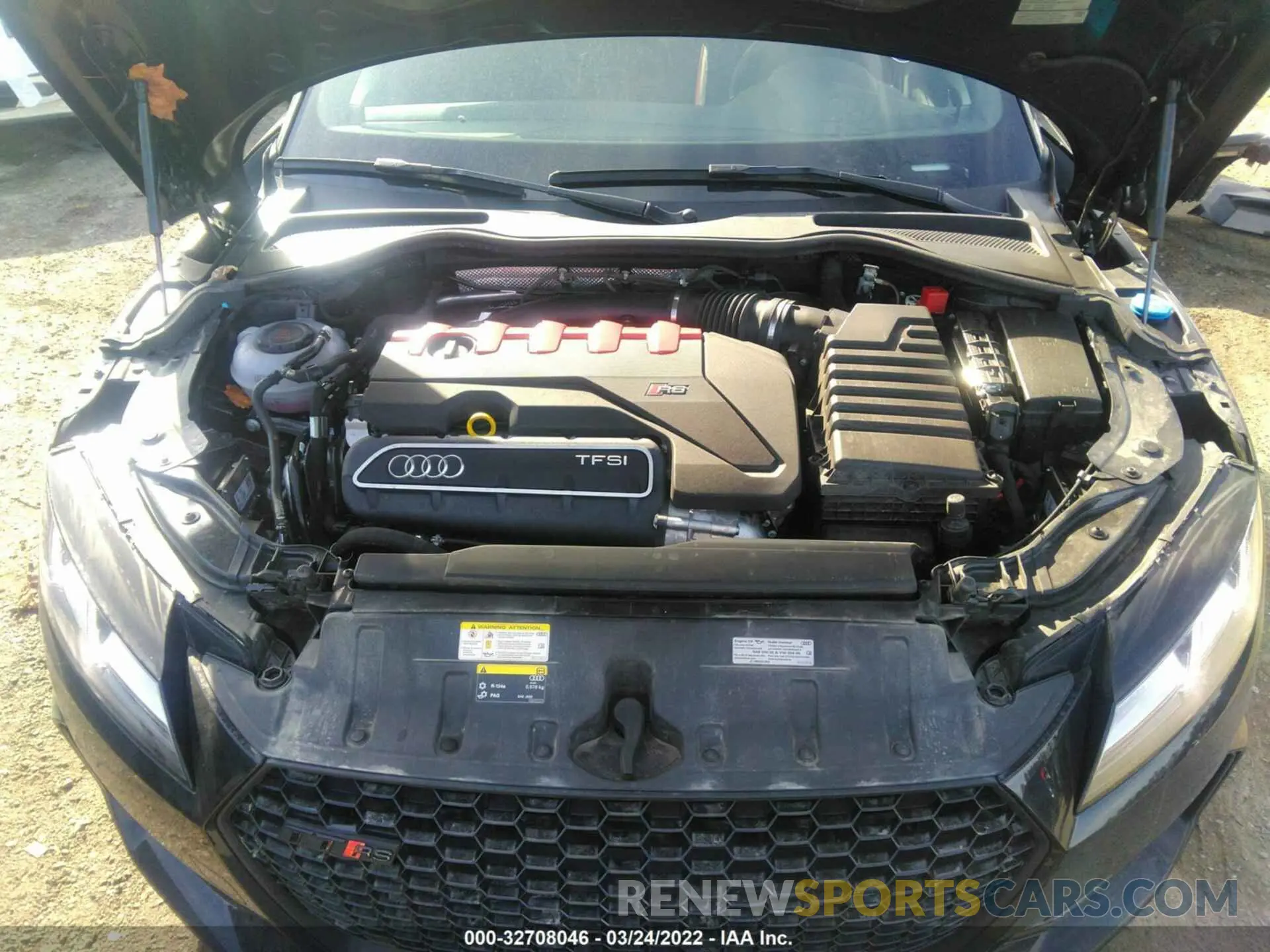 10 fotografías del automóvil dañado WUAASAFV2M1901025 AUDI TT RS 2021