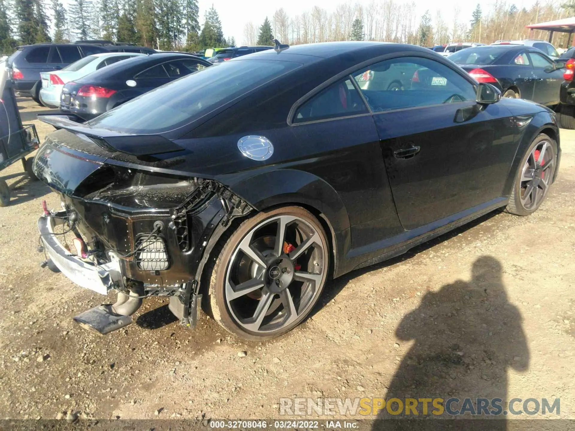 4 fotografías del automóvil dañado WUAASAFV2M1901025 AUDI TT RS 2021