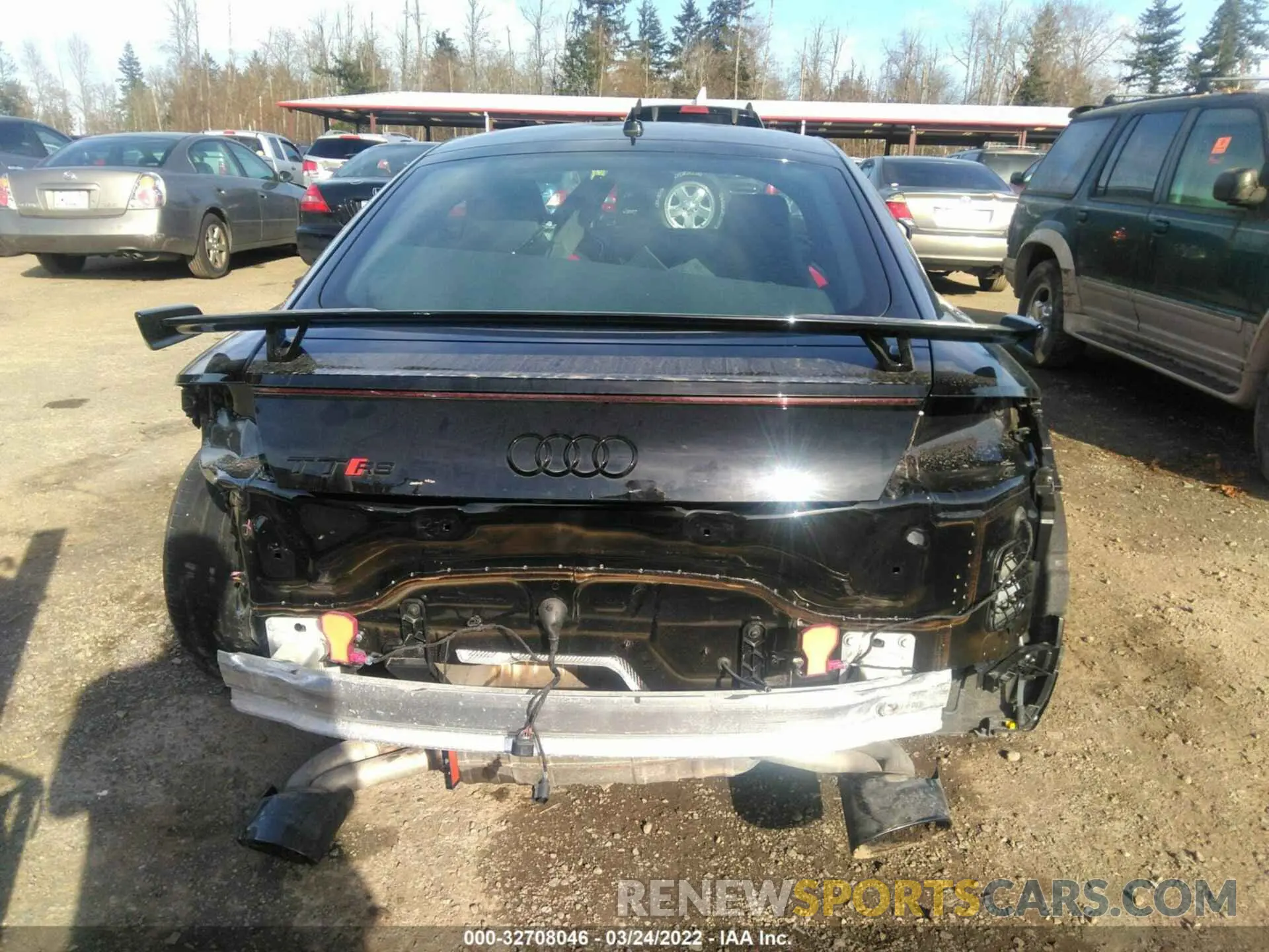6 fotografías del automóvil dañado WUAASAFV2M1901025 AUDI TT RS 2021