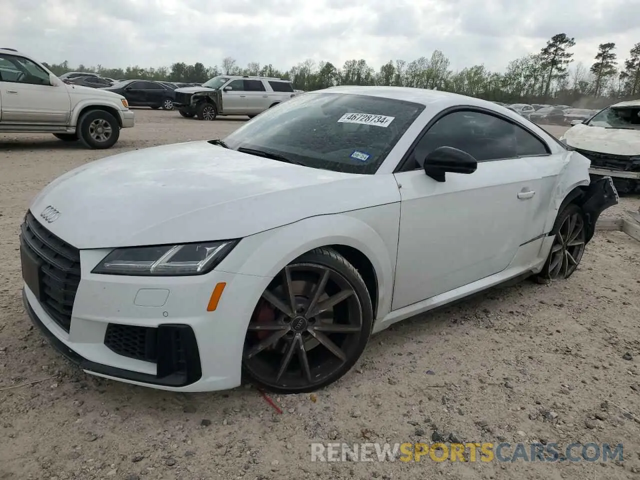 1 fotografías del automóvil dañado TRUA1AFV8K1011258 AUDI TTS 2019