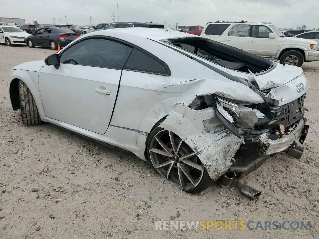 2 fotografías del automóvil dañado TRUA1AFV8K1011258 AUDI TTS 2019