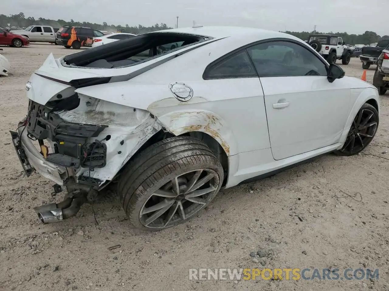 3 fotografías del automóvil dañado TRUA1AFV8K1011258 AUDI TTS 2019
