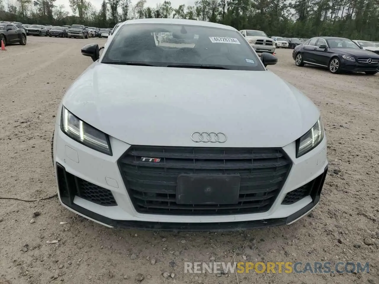 5 fotografías del automóvil dañado TRUA1AFV8K1011258 AUDI TTS 2019