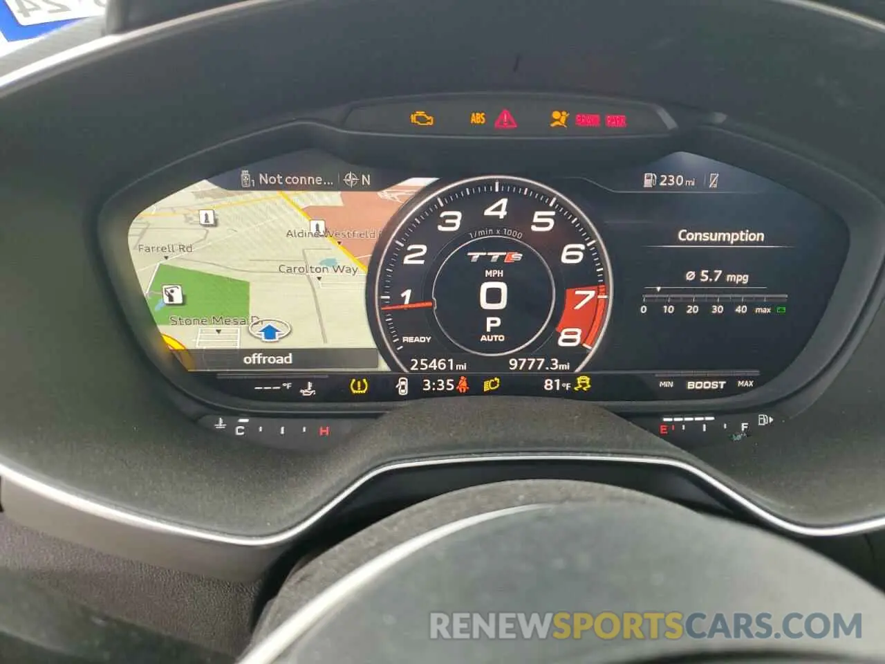 9 fotografías del automóvil dañado TRUA1AFV8K1011258 AUDI TTS 2019