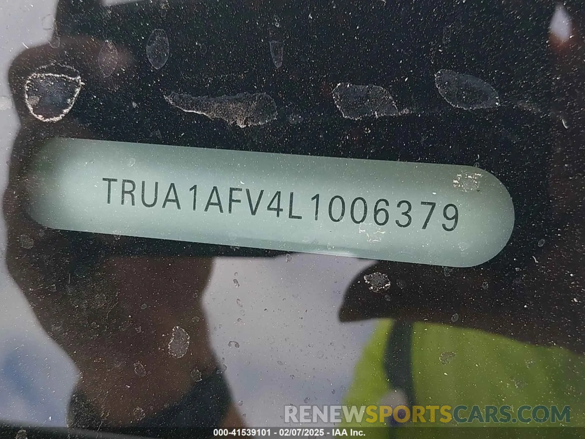 9 fotografías del automóvil dañado TRUA1AFV4L1006379 AUDI TTS 2020