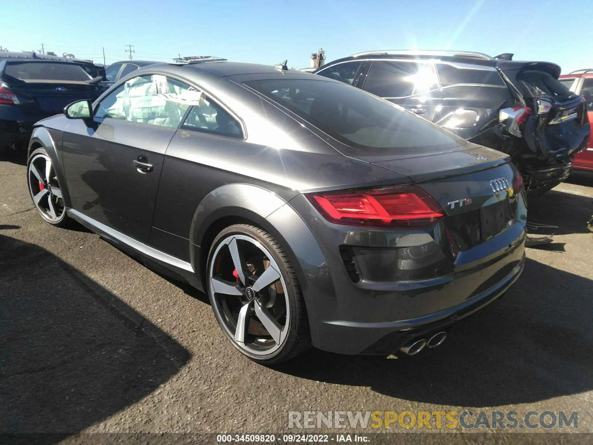 3 fotografías del automóvil dañado TRUA1AFV0M1006820 AUDI TTS 2021