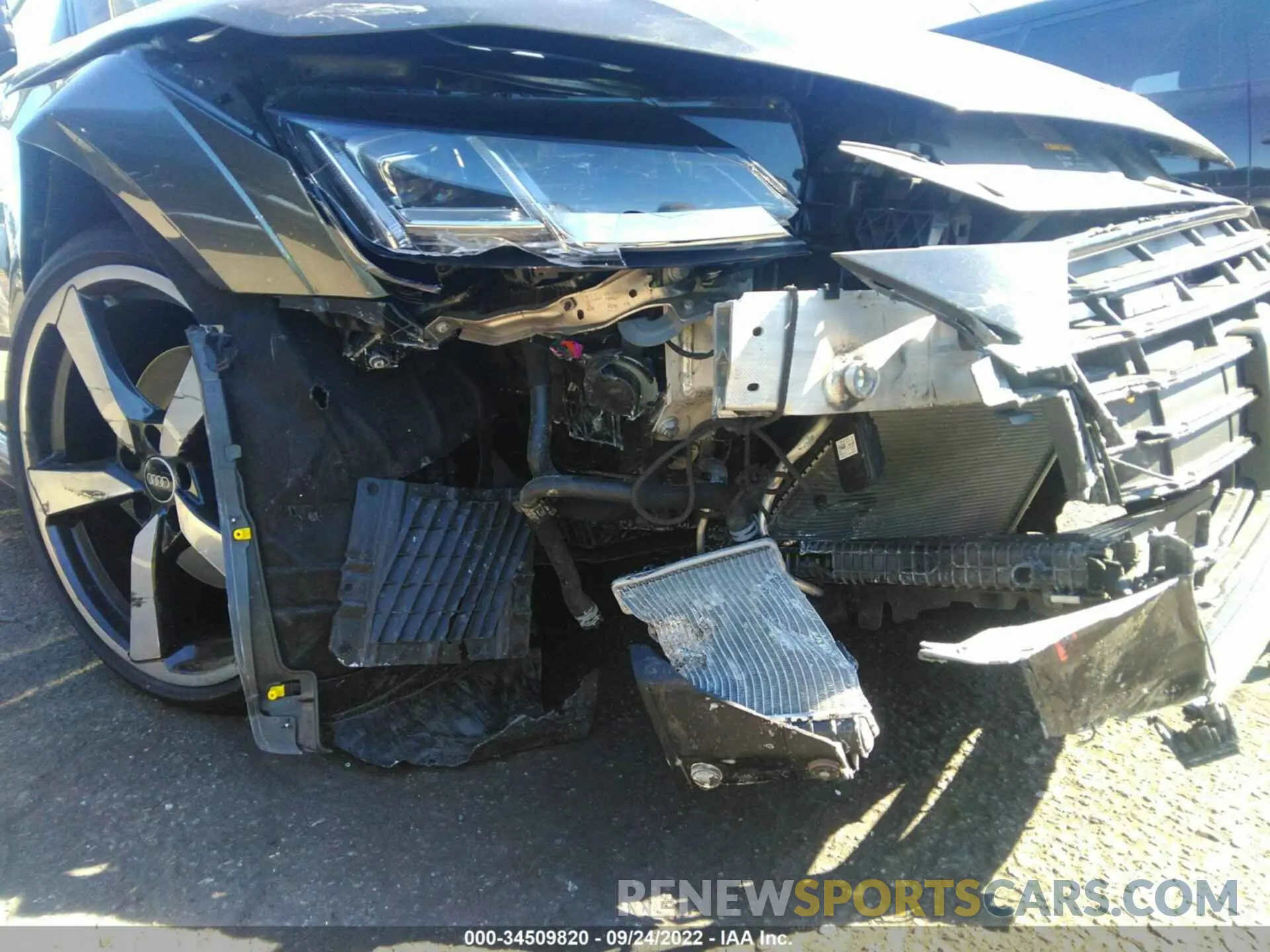6 fotografías del automóvil dañado TRUA1AFV0M1006820 AUDI TTS 2021