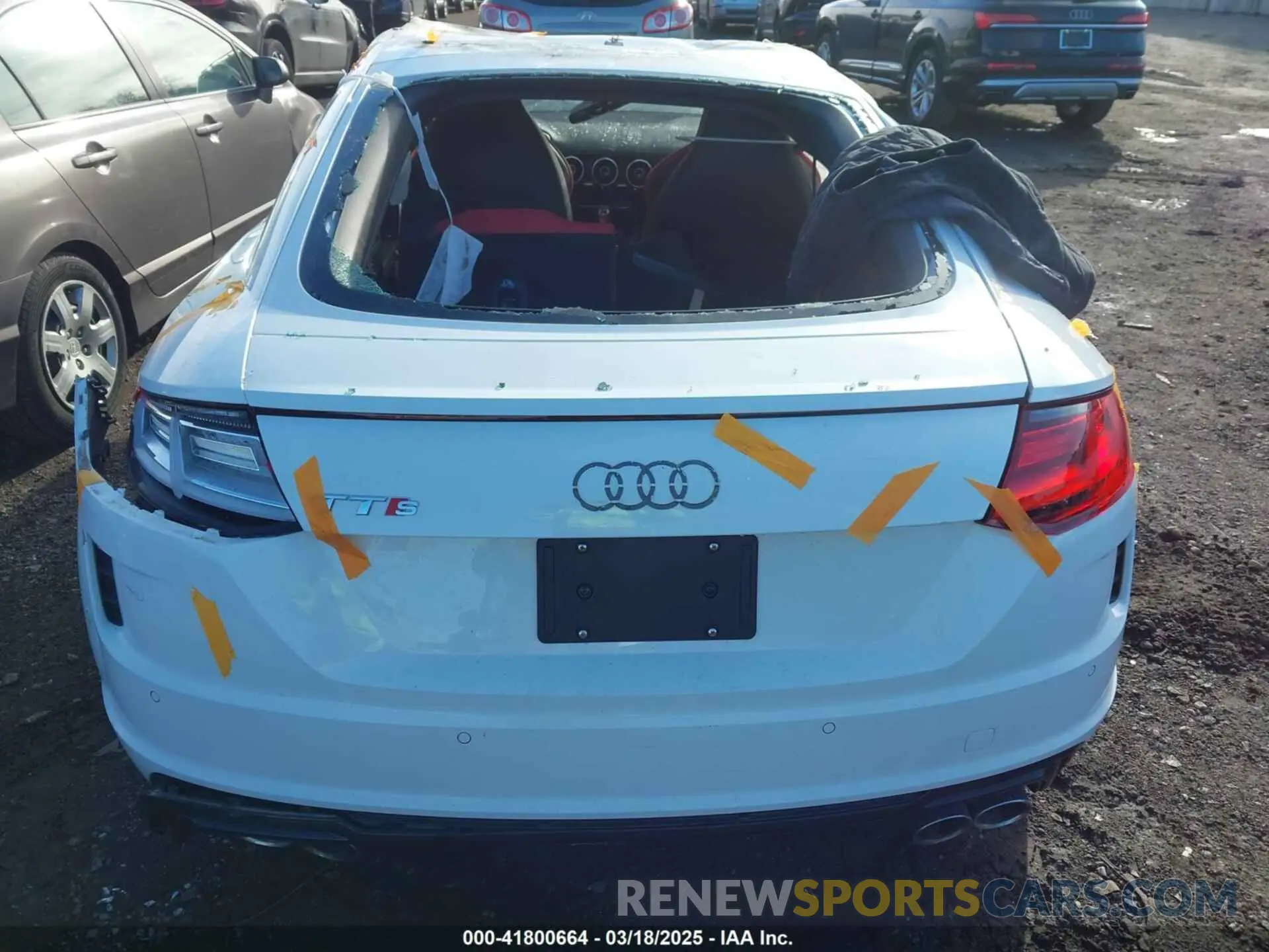 6 fotografías del automóvil dañado TRUA1AFV0P1007101 AUDI TTS 2023