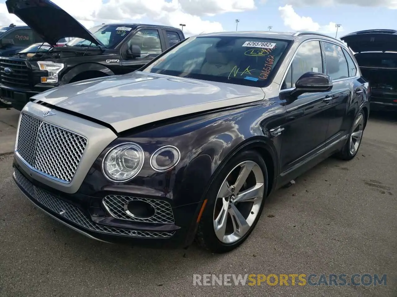 2 fotografías del automóvil dañado SJAAM2ZVXKC024800 BENTLEY ALL MODELS 2019
