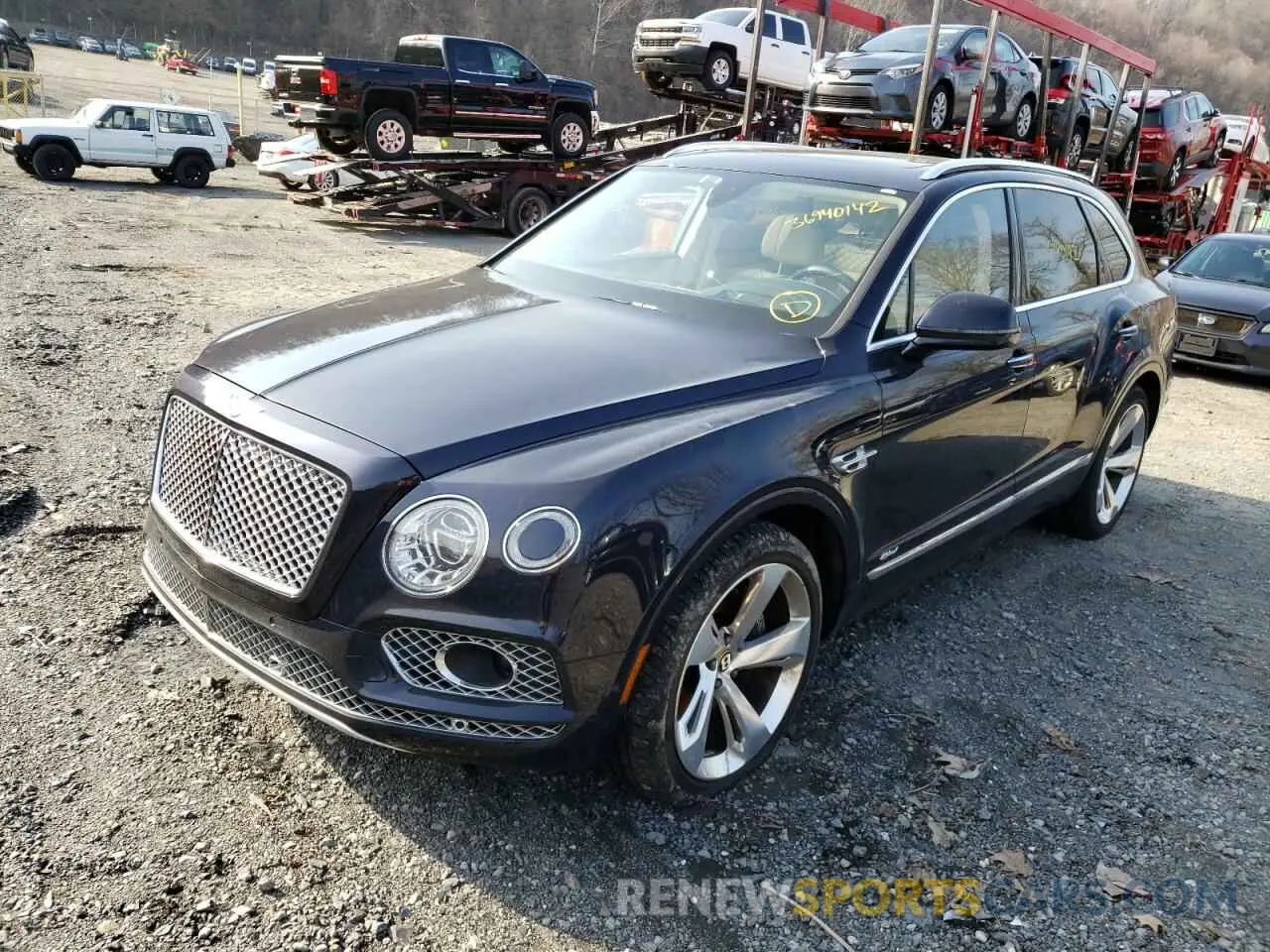 2 fotografías del automóvil dañado SJAAJ2ZV2LC027930 BENTLEY ALL MODELS 2020