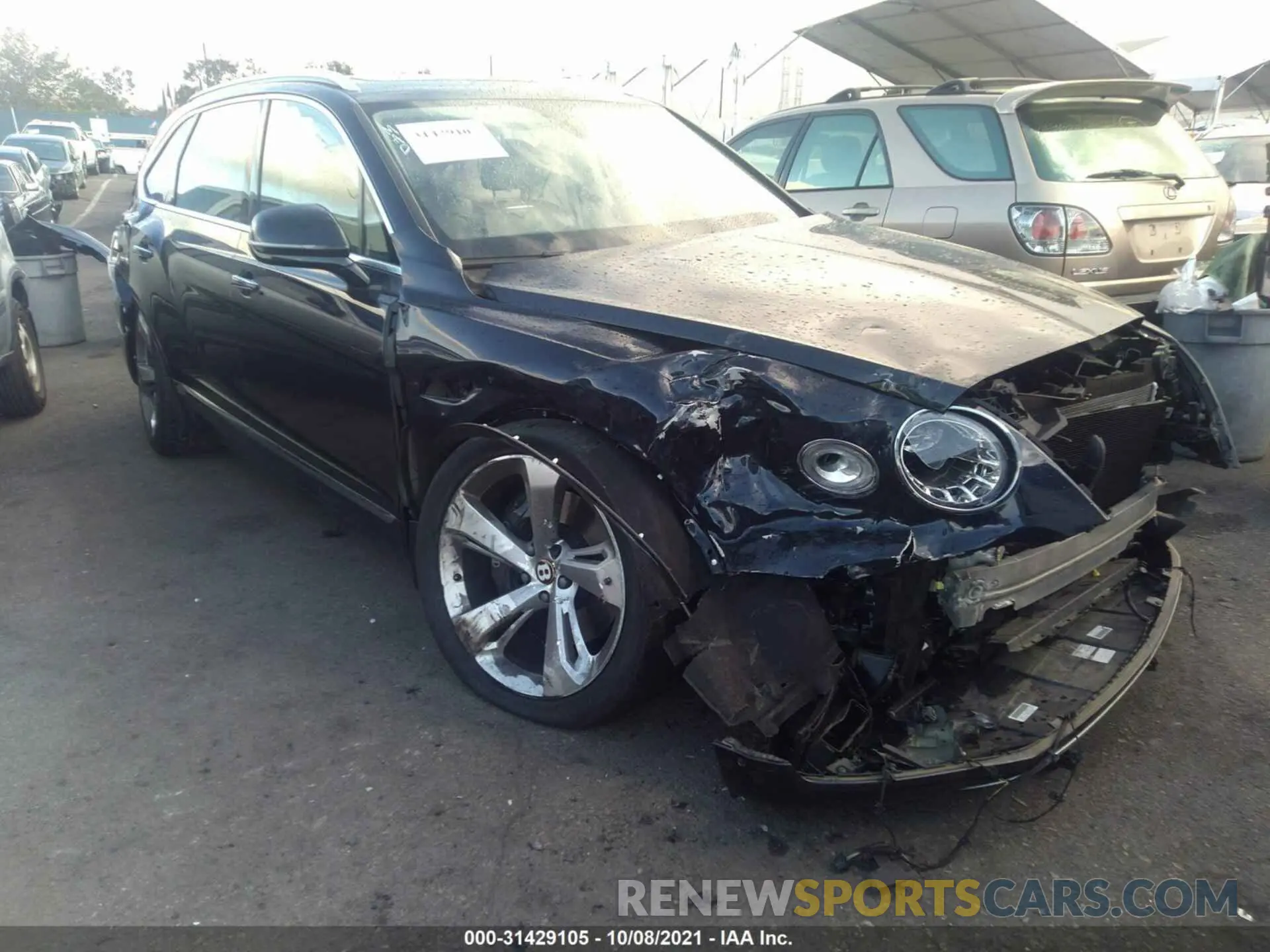 1 fotografías del automóvil dañado SJAAM2ZV8LC030516 BENTLEY BENTAYGA 2020