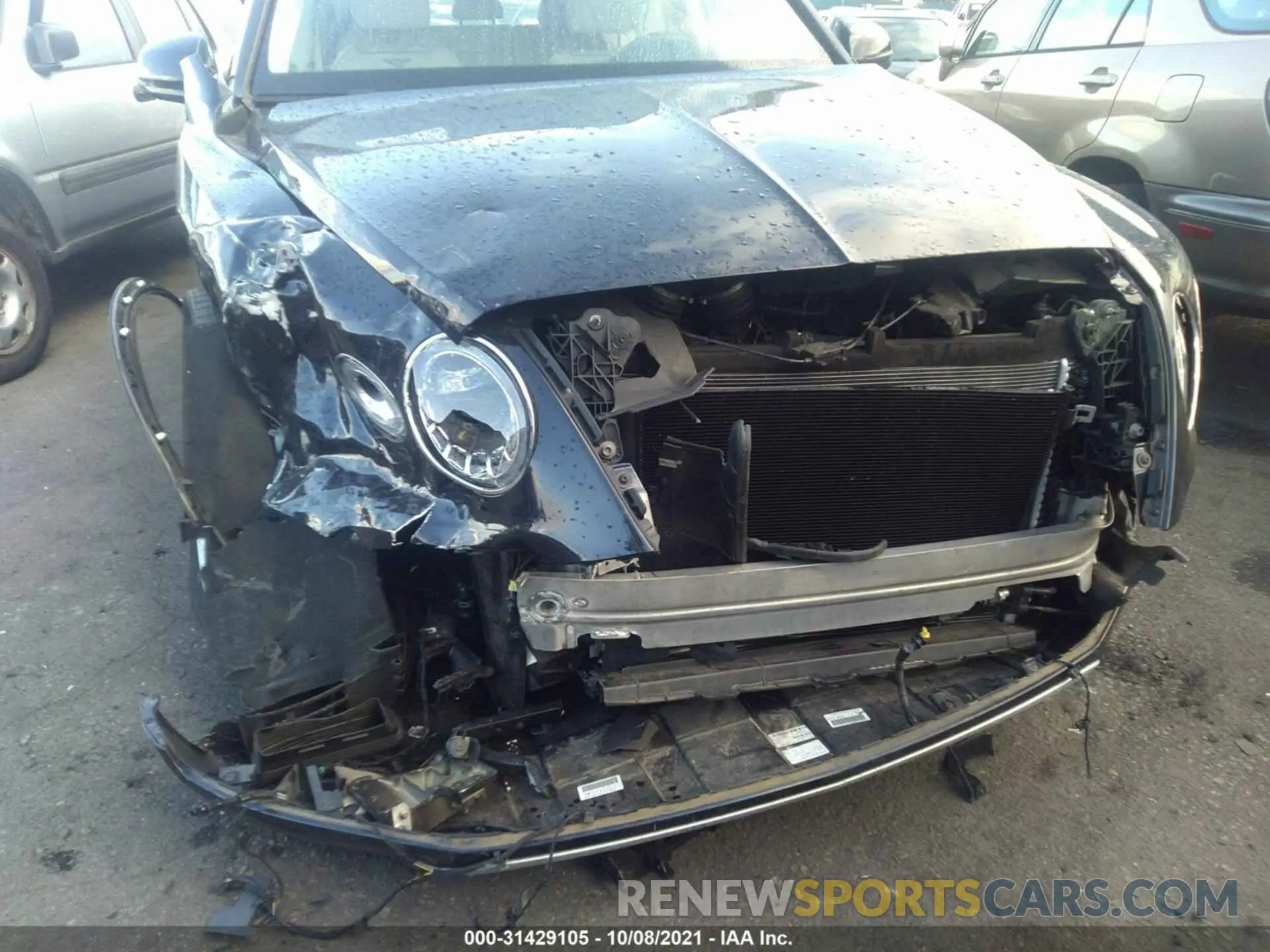 6 fotografías del automóvil dañado SJAAM2ZV8LC030516 BENTLEY BENTAYGA 2020